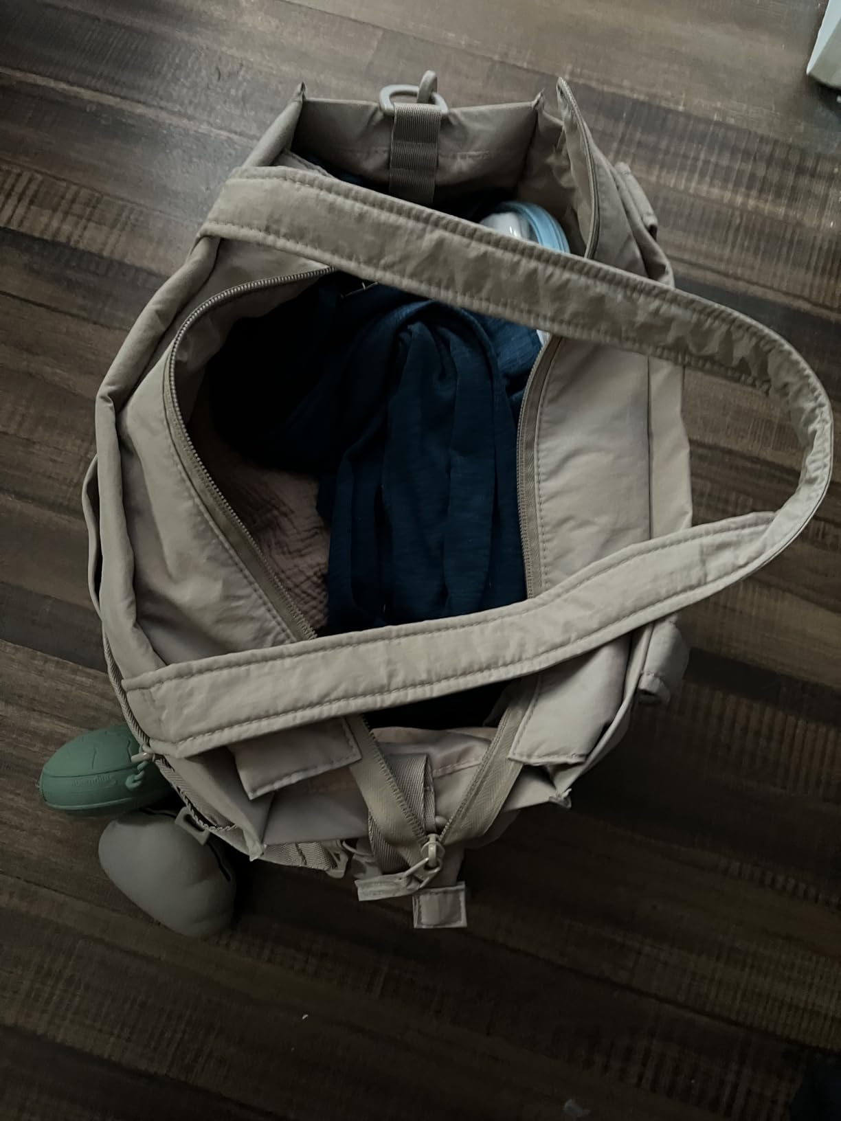 BAGSMART Diaper Bag Tote Puffer, Hospital Bag for Labor Delivery with Pacifier Case, Lightweight Baby Bag for Travel, Work customer photo 2