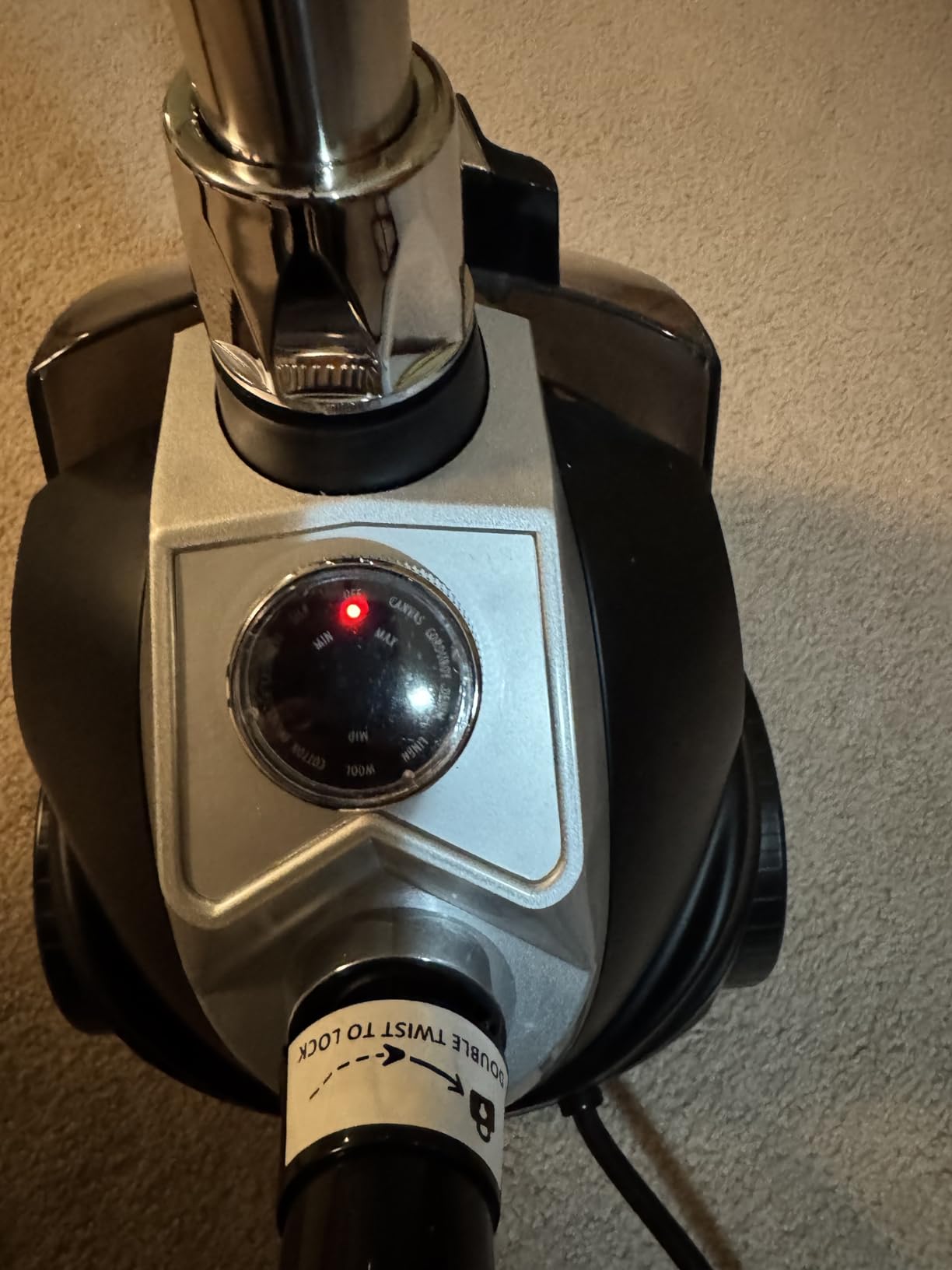 True & Tidy Luxury Upright Commercial Garment Steamer, Smart Auto Shut-Off Technology, 10 Steam Settings, 1800W, Wheels customer photo 2