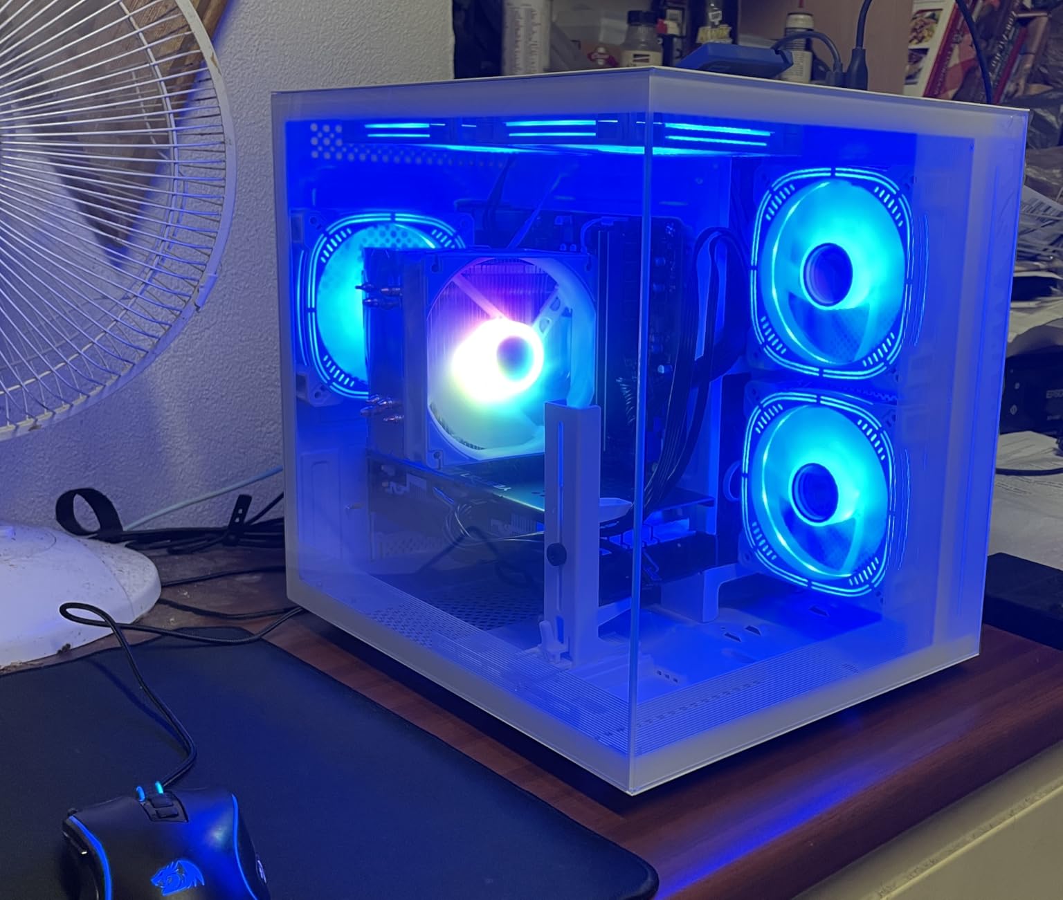 suevery Prebuilt Gaming PC Desktop, Ryzen 7 5700X (8-Core/16-Thread), RTX 3050 6GB, 16GB DDR4 RAM, 512GB NVMe SSD, WiFi6 customer photo 1