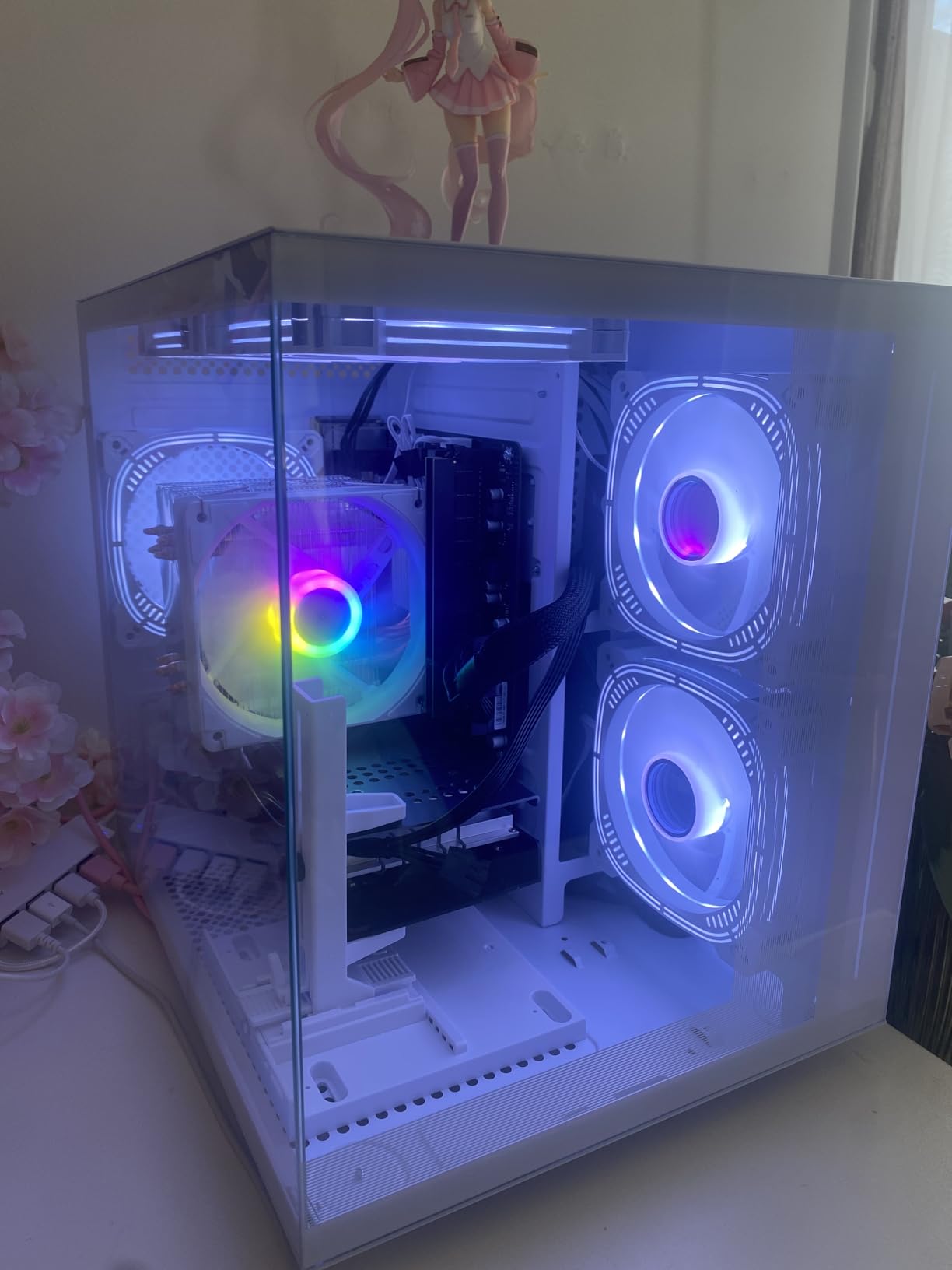 suevery Prebuilt Gaming PC Desktop, Ryzen 7 5700X (8-Core/16-Thread), RTX 3050 6GB, 16GB DDR4 RAM, 512GB NVMe SSD, WiFi6 customer photo 2
