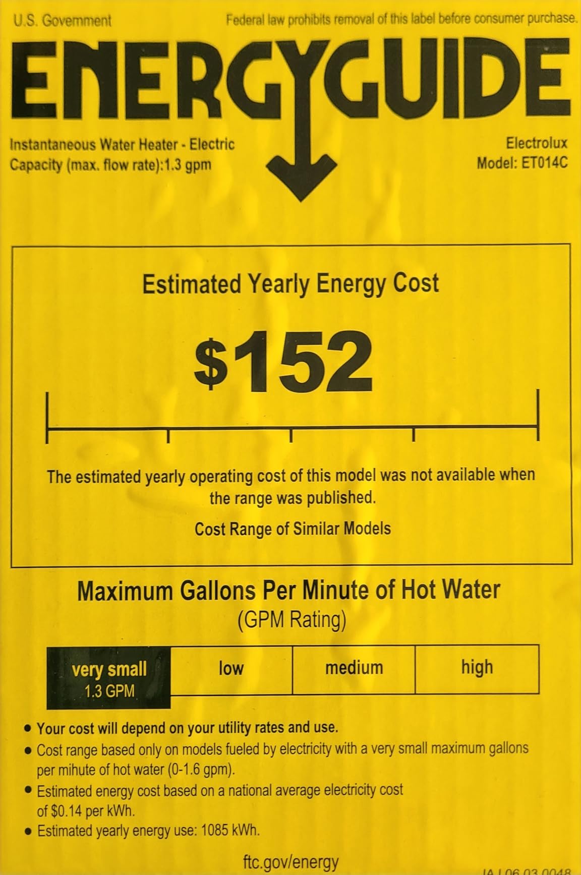 Electrolux 14kW Tankless Water Heater Electric 240V - Smart WiFi & Alexa, On Demand Hot Water Heater Electric, Max 3.4 GPM, With Scale Inhibitor, Space-Saving Instant On Demand Water Heater customer photo 1