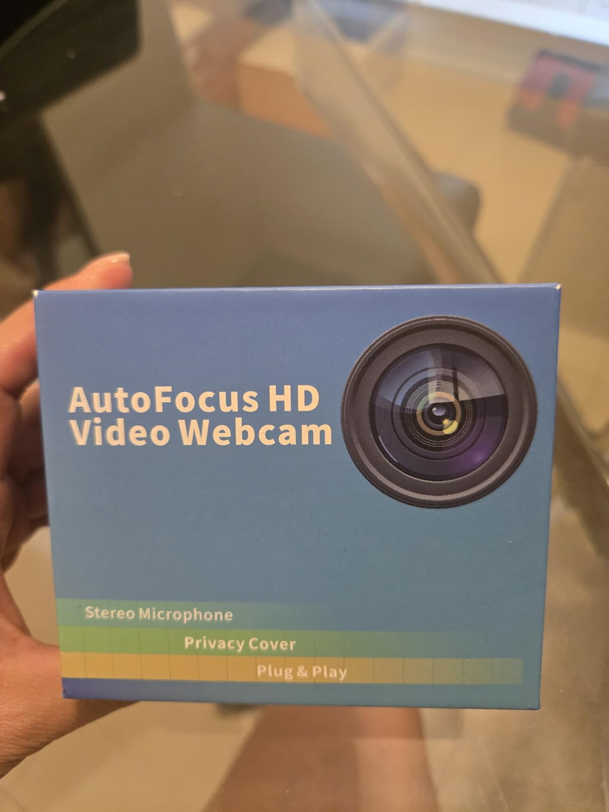 1080P HD Webcam with Noise-Canceling Mic, Auto Light Correction, Privacy Cover and Wide Angle Lens, Plug & Play USB Camera for Laptop/Desktop/PC/Mac, Compatible with Zoom/Skype/Teams/Streaming Black customer photo 1