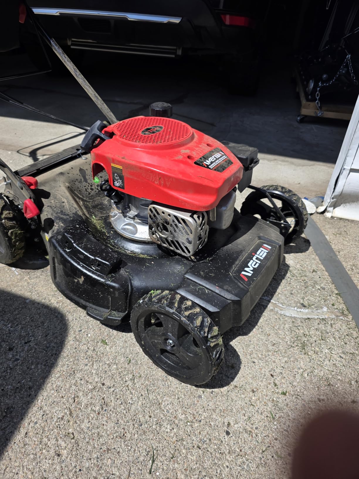 AMERISUN 21-Inch Self-Propelled Gas Lawn Mower for Large Yard, 170cc 4-Stroke Engine, 6-Position Adjustable Cutting Height, 3-in-1 Mulching, Side Discharge & Rear Bag for Garden Landscaping customer photo 2