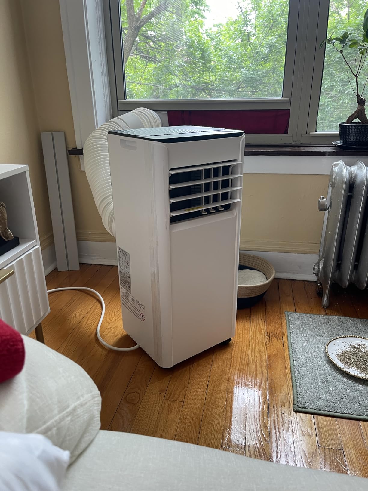 EUHOMY 10,000 BTU Portable Air Conditioners, 4-in-1 Portable AC Unit Cools Up to 450 Sq.Ft, Portable Air Conditioner with Cool, Fan, Dry, Sleep Modes with Remote Control, 50 dB, 24H Timer, for Bedroom customer photo 1