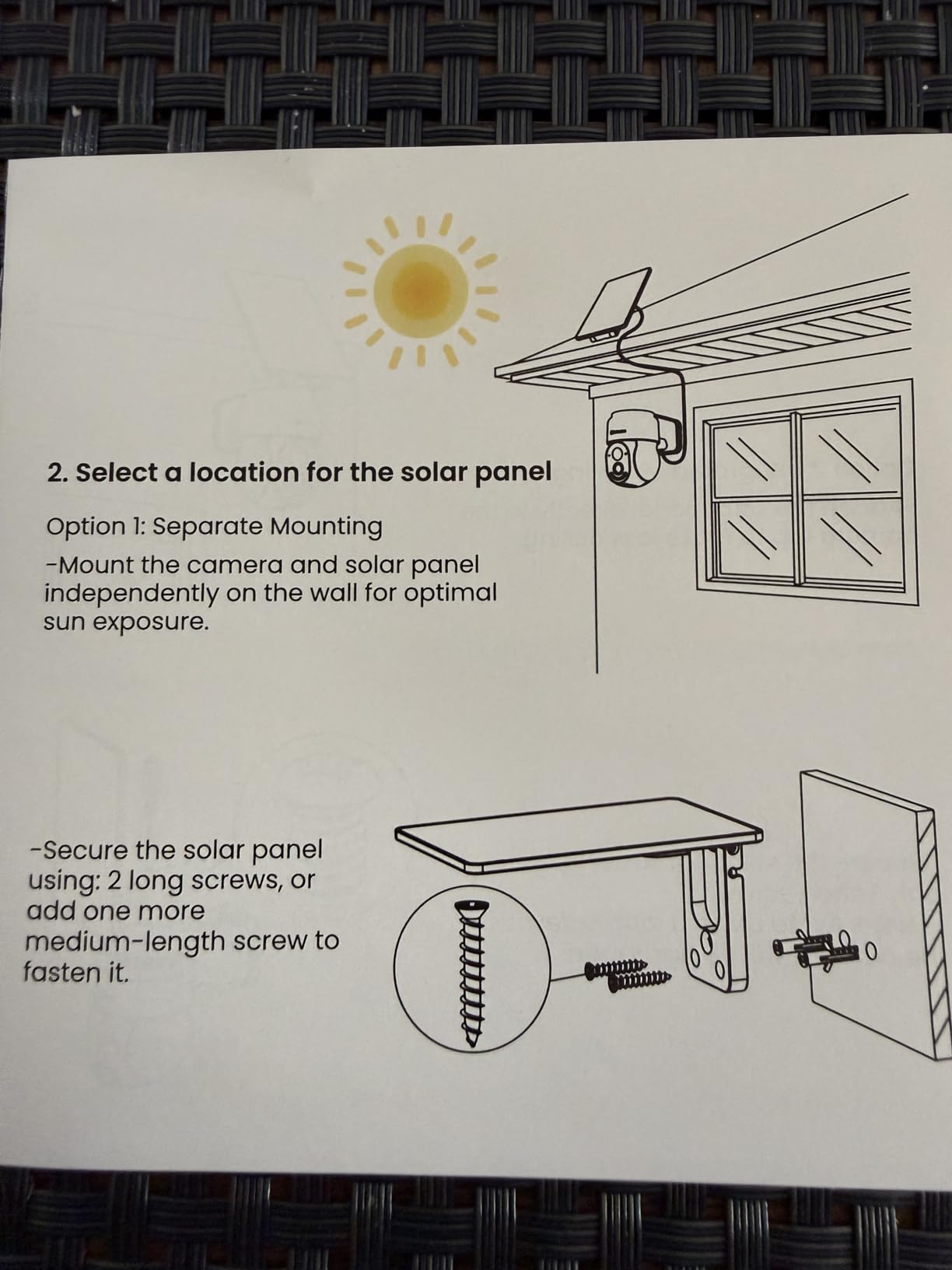 GALAYOU Solar Camera Outdoor Wireless - 2.4 GHz Wi-Fi Battery Powered Cameras for Home Security with Detachable Solar Panel, 2K 360° Pan/Tilt Auto-Tracking, Spotlight, TF Card Storage, R6 1 Pack customer photo 2
