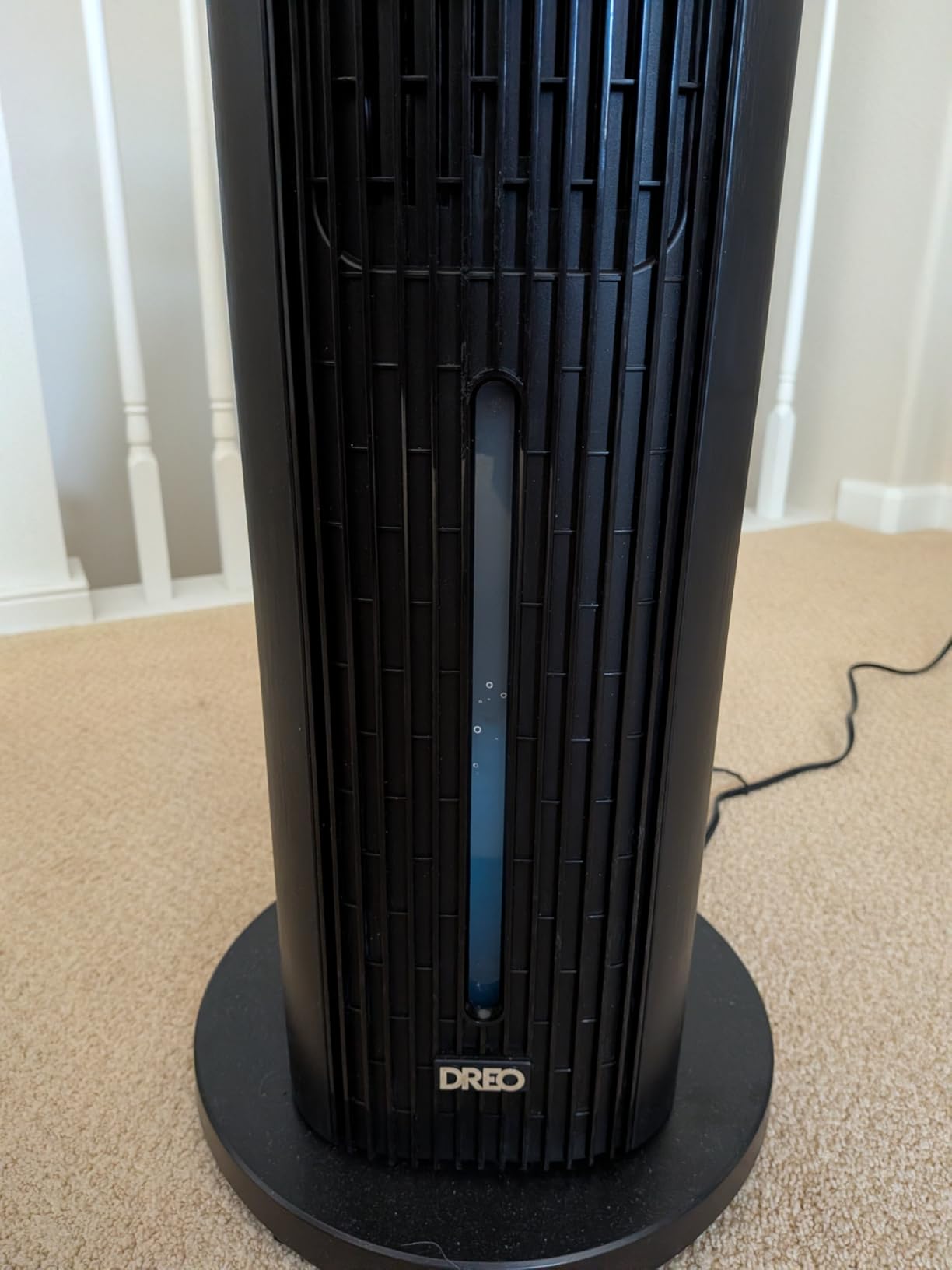 DREO Evaporative Air Swamp Cooler, 43 Inch Cooling Fans that Blow Cold Air 2026 Upgraded, 80 Degree Oscillating Floor Fan for Bedroom, Easy Cleaning, APP Control, Ice Packs, 4 Speeds & 4 Modes, 12H Timer, Black customer photo 2