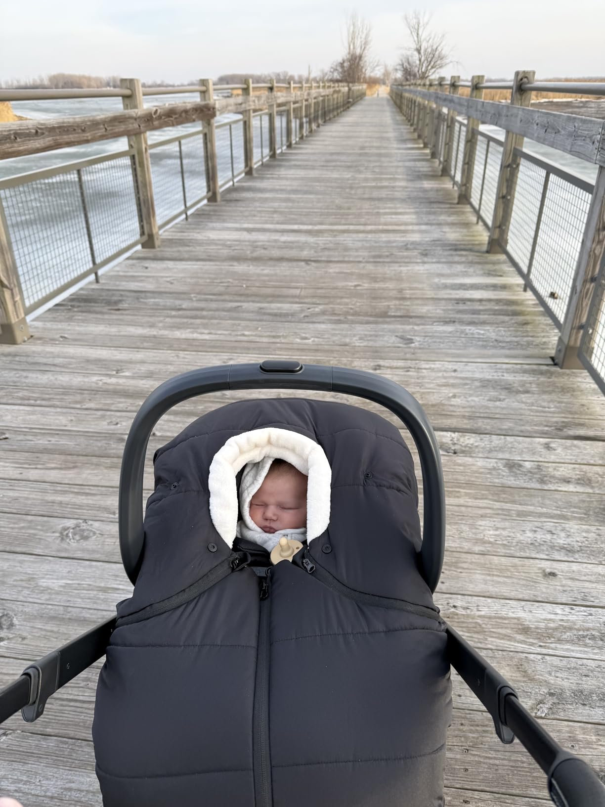 Vista V3 Convertible Single-to-Double Stroller for Baby & Toddler, 30+ Configurations, Car Seat Compatible, All-Wheel Suspension, XL Basket - Ada (Sandstone Mélange/Carbon Frame) customer photo 2