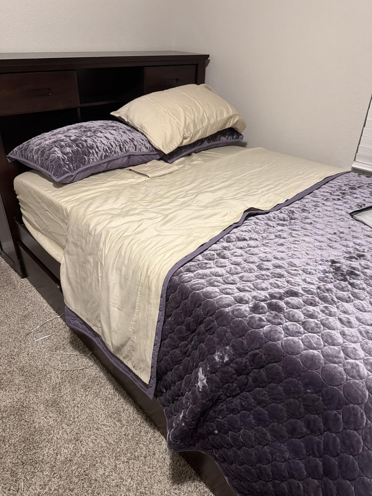 OLIXIS Gel Memory Foam Mattress Topper, Queen 3 Inch, Cooling Gel Infused Soft Comfy Breathable, Pressure-Relieving, CertiPUR-US Certified customer photo 1