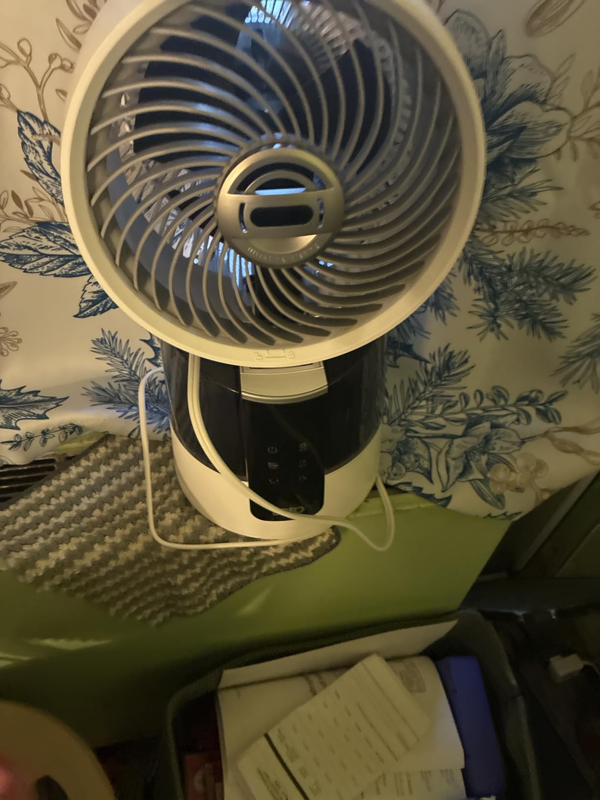 DREO TurboCool Misting Fan 516, 5℉ Drop Cooling Fans that Blow Cold Air, 150°+30° Omni-directional Oscillating, Evaporative air cooler, 26 ft/s Wind, Ultrafine Mist, 20dB 6 Speeds 2 Modes, White customer photo 2