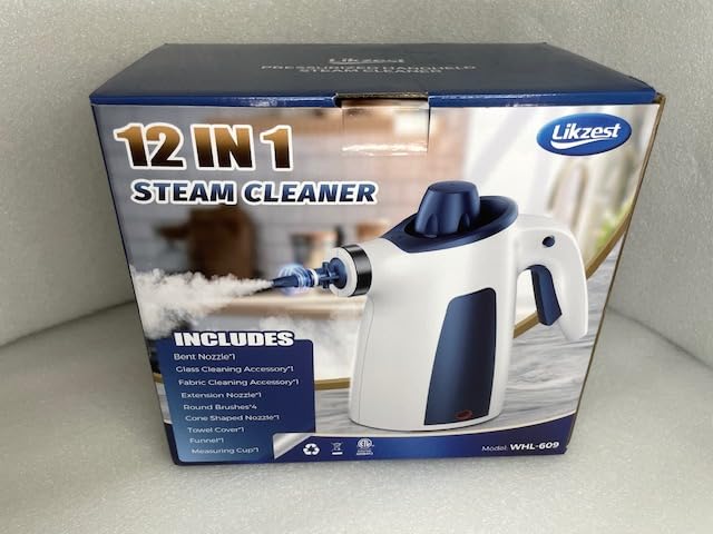 Handheld Steam Cleaner, 230°F Pressurized Steamer with No Water Spitting & Continuous Steam, 350ML Chemical-Free Deep Cleaning for Grease & Grime, 12 Accessories for Grout, Bathroom, Kitchen & Car customer photo 1