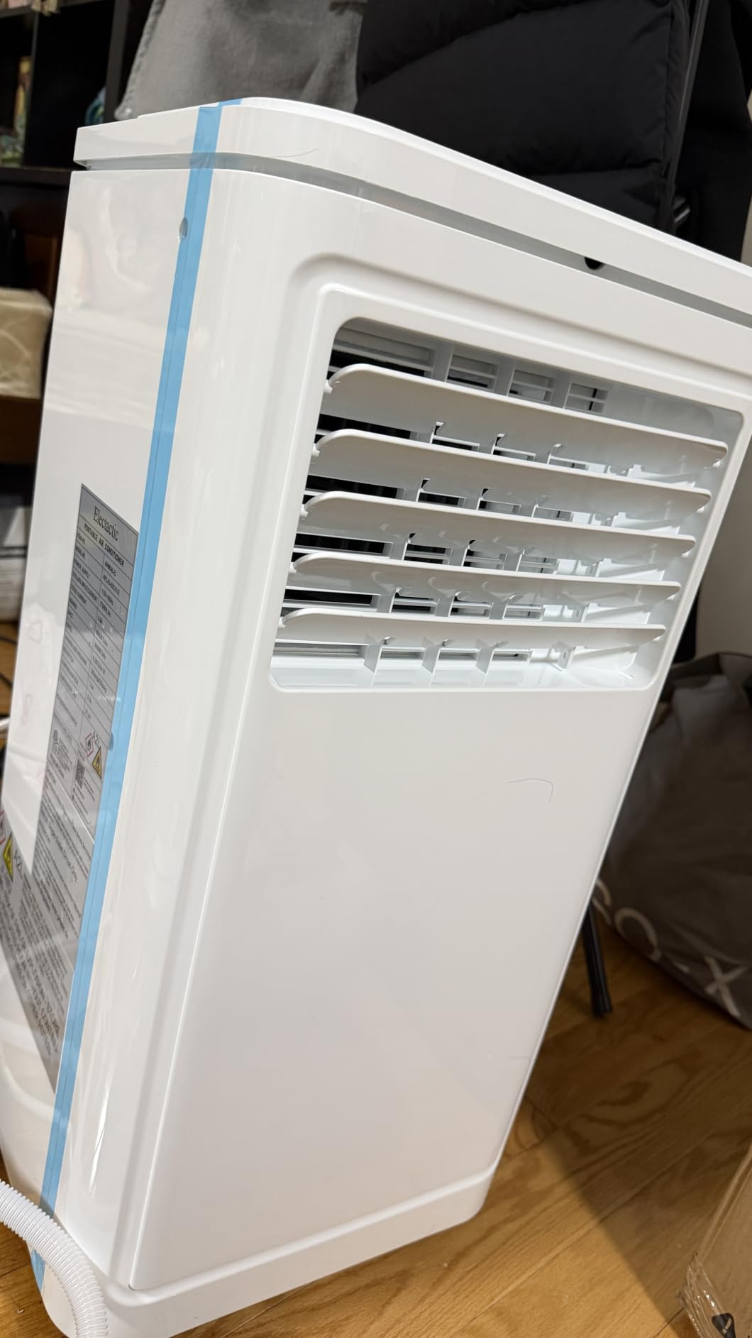 Electactic 10000BTUs Portable Air Conditioner for Bedroom with Drainage-free Cooling, 4 in 1 Portable AC Units with Cool, Fan, Dehumidifier, Sleep, 24H Timer/Remote/Window Kits customer photo 2