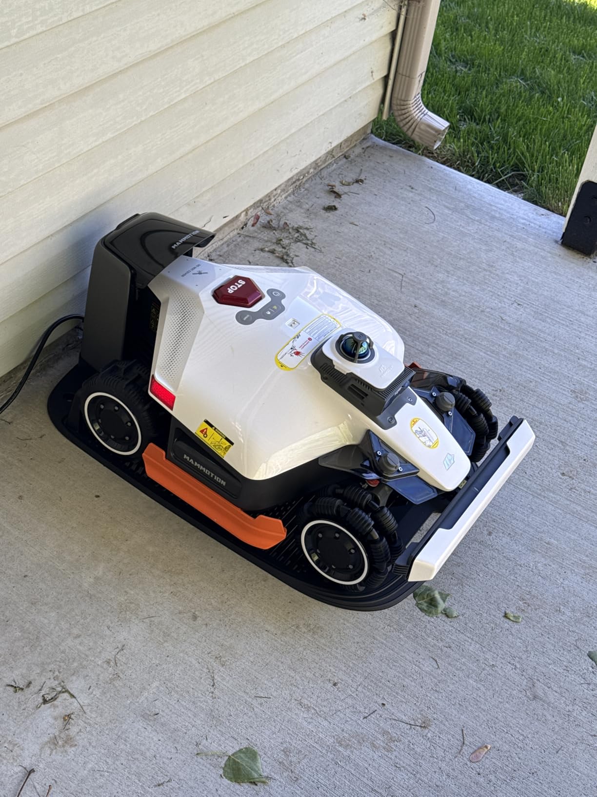 Mammotion LUBA 3 AWD 3000H Robot Lawn Mower with Garage (Ship Separately), 0.75 Acre, 360° LiDAR+NetRTK+AI Vision, All-Wheel-Drive for 80% Slopes, 30 Multi-Zone Management, Cutting Height 2.2