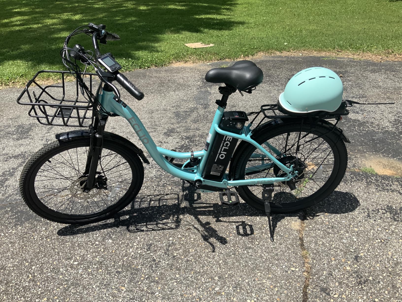 24'' Electric Bike for Adults, Peak 1000W Motor, 48V 13Ah Removable Battery 65Miles, Step Through City Cruiser Ebike, Commuter E-Bike with 7-Speed and Front Basket, UL 2849 Certified customer photo 1