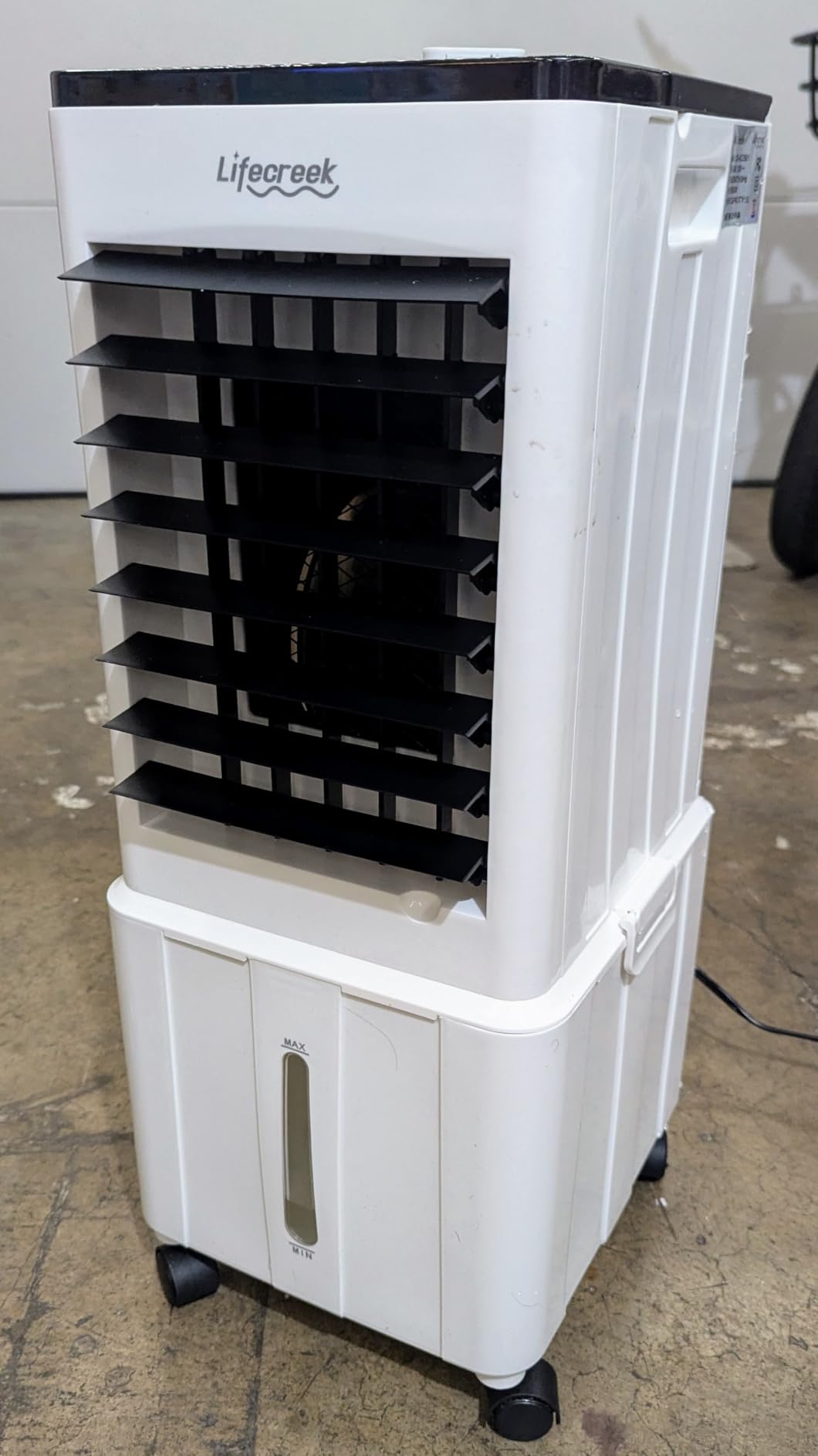 Lifecreek Portable Air Conditioner, 3-in-1 Evaporative Air Cooler with 3.2 Gal Water Tank, Windowless Portable AC Fan with 6 Ice Packs, Remote, 12H Timer, 3 Speeds, 4 Modes for Room Bedroom Office customer photo 1