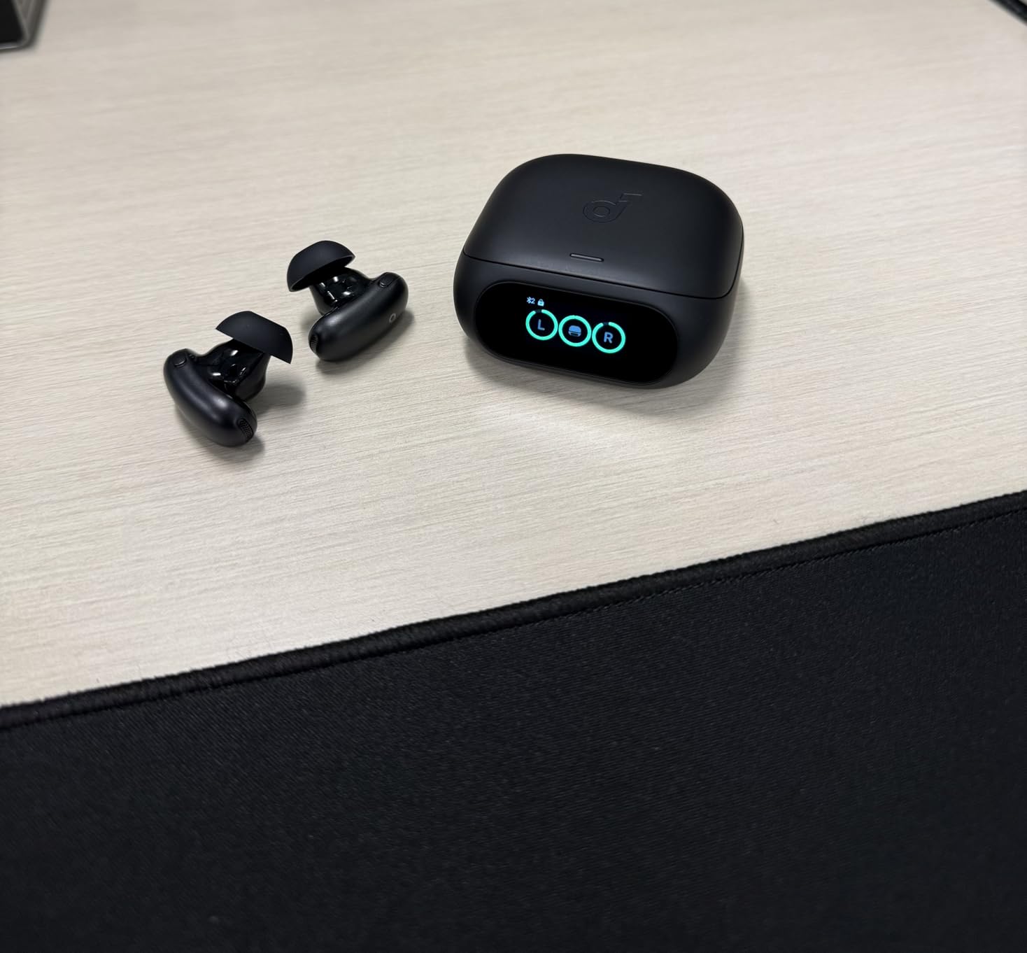 Soundcore Anker Liberty 5 Pro Max Wireless Earbuds, AI Note-Taker for in-Person Meetings, Whisper-Clear Calls, ANC, Smart Case, 5 Mins Charge = 4 Hrs Playtime customer photo 1
