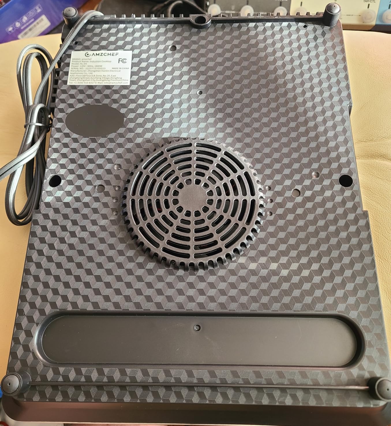 AMZCHEF 1800W Induction Cooktop Commercial: Large 8