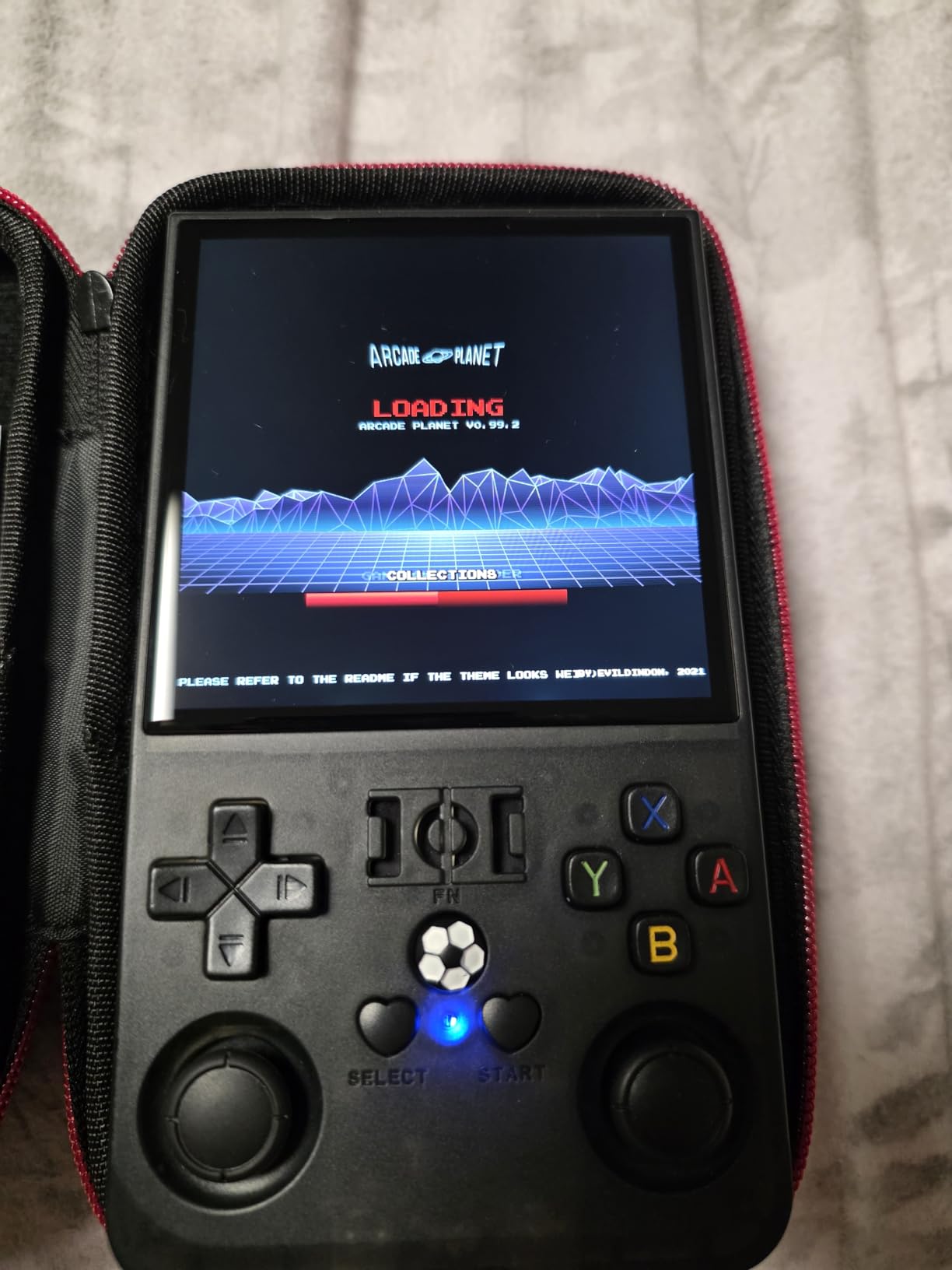 R36MAX Retro Gaming Console, Retro Handheld Games Console with 64GB TF Card, Portable Hand Held Open Source Linux System, 4.0 inch IPS HD Screen Video Game Consoles, 4000mAh Battery (Blue) customer photo 2