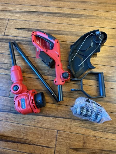 Cordless String Trimmer Compatible with Milwaukee M18 18V Battery, 12-Inch Weed Wacker Cordless, Auto Line Feed, Electric Weed Eater Battery Powered, Grass Trimmer w/ 6 Line Spools (Tool Only) customer photo 1