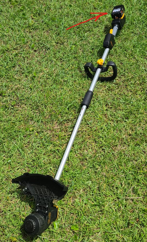 HEINPRO Cordless String Trimmer Compatible with Dewalt 20V MAX Battery, 12-Inch Weed Wacker Cordless Auto Line Feed, Electric Weed Eater Battery Powered Grass Trimmer w/6 Line Spools (Tool Only) customer photo 1