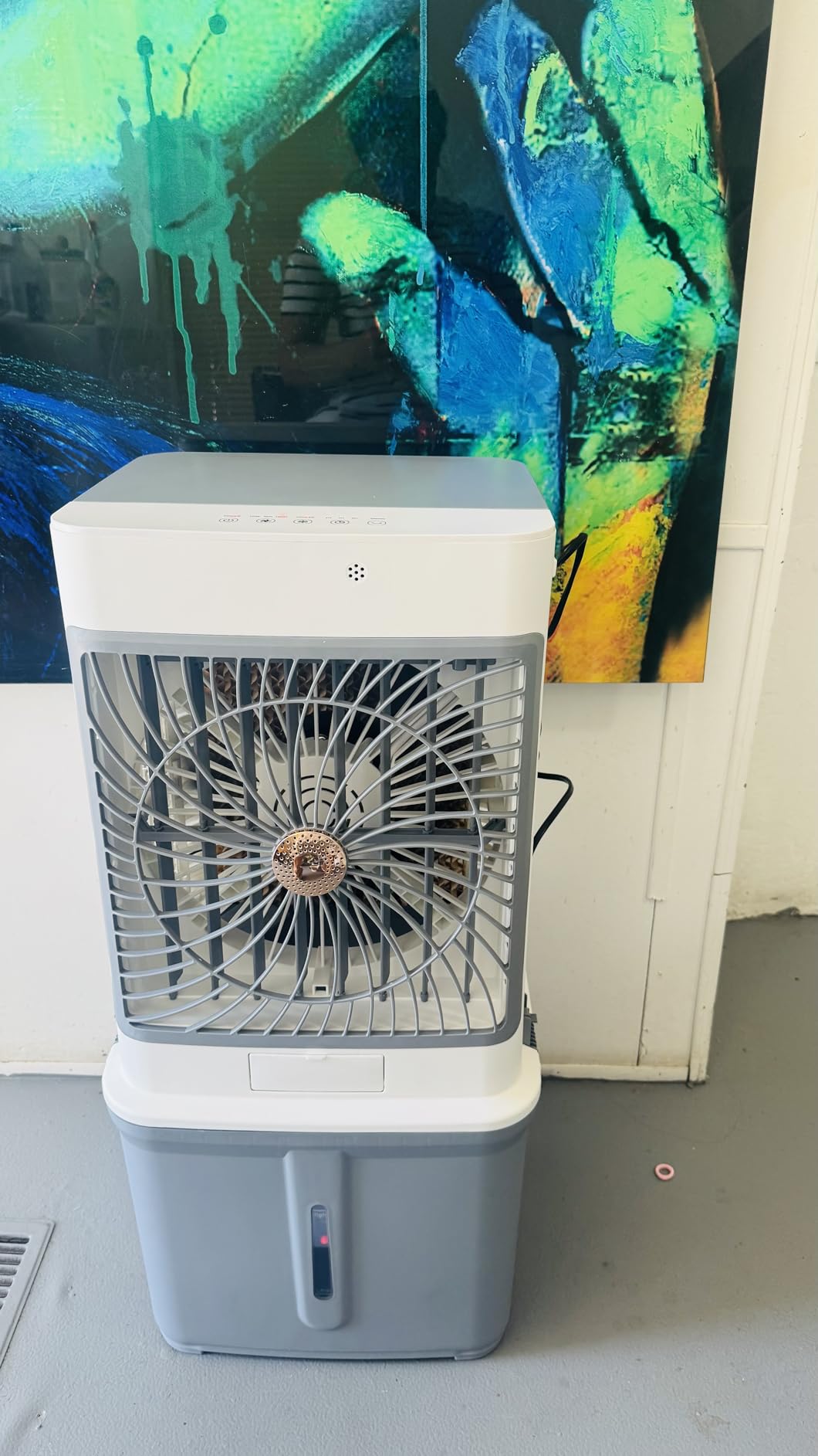 Portable Air Conditioners, Swamp Cooler Portable AC Unit for Room, Windowless Cooling Fan That Blow Cold Air with 10GAL Detachable Tank, Evaporative Air Cooler for Outdoor Indoor Garage Restaurant Patio customer photo 2