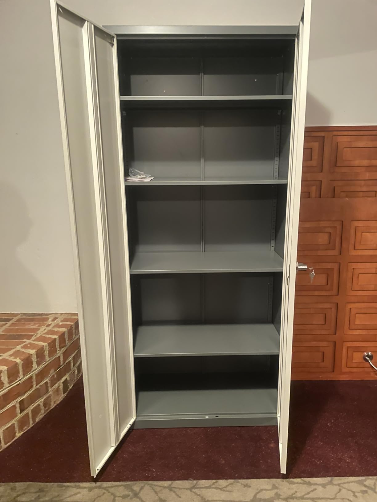 INTERGREAT Metal Wardrobe Cabinets with Lock, 72
