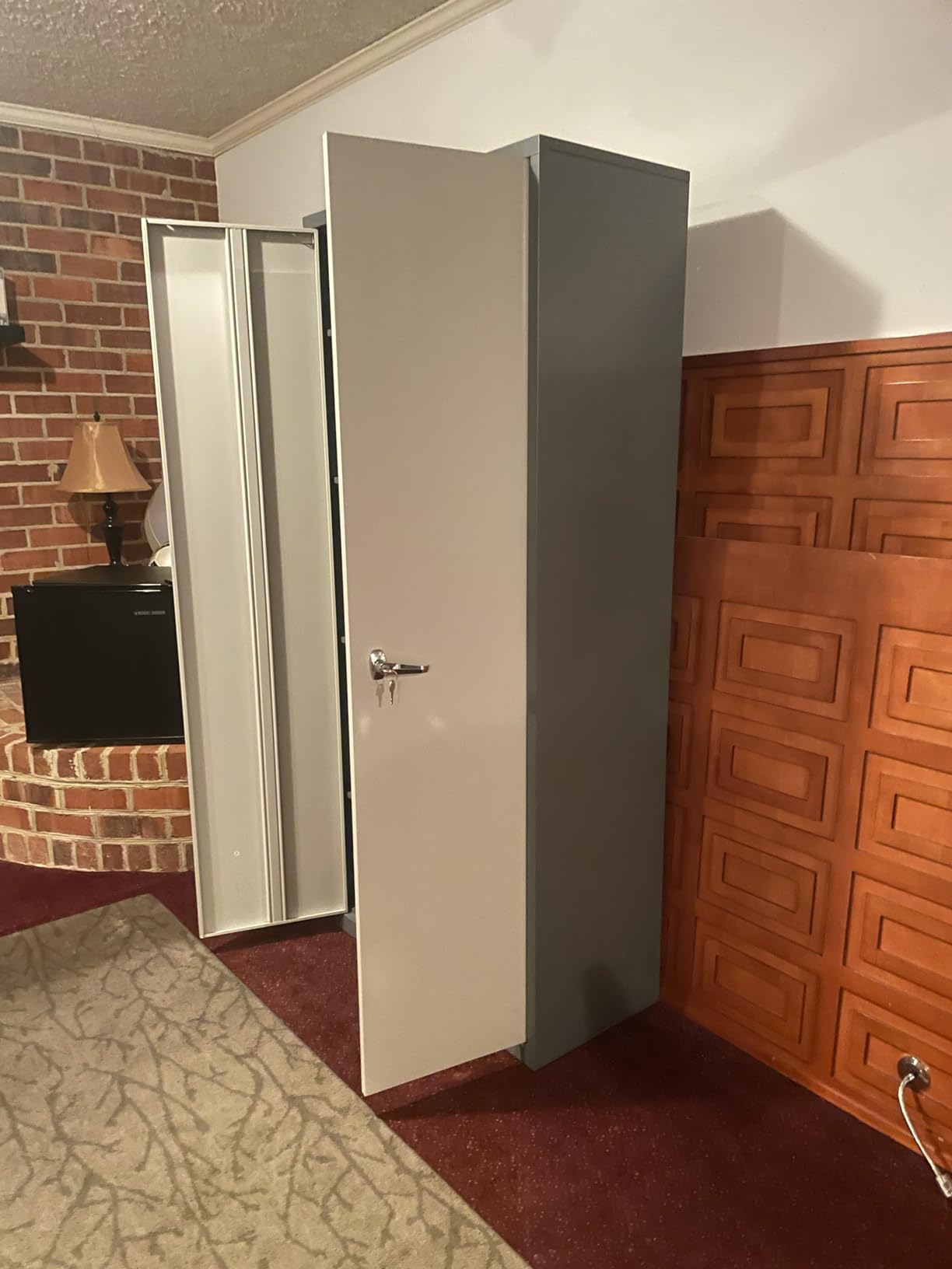 INTERGREAT Metal Wardrobe Cabinets with Lock, 72