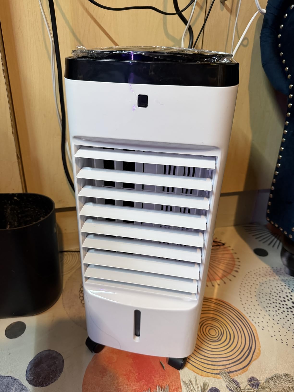 MEPTY Swamp Cooler, Windowless Portable Air Conditioners with 120 Degree Oscillation, Evaporative Air Cooler with Remote, 12H Timer, Air Cooler Fan with 3 Modes & Speeds for Bedroom Indoor Room customer photo 2