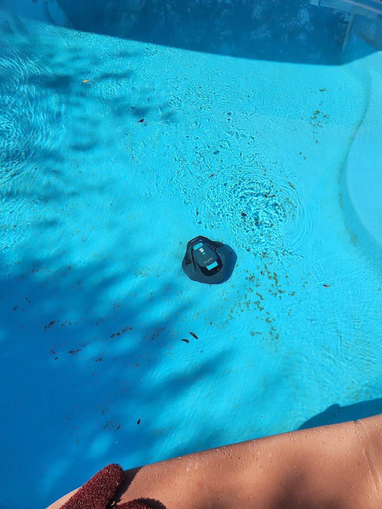 (2026 Upgrade) AIPER Seagull SE Cordless Robotic Pool Cleaner with 100 Mins Runtime, Powerful 1320GPH Suction, Smart Self-Parking, Pool Vacuum for Above Ground Pools up to 860 Sq.ft, Pearl & Cyan customer photo 1