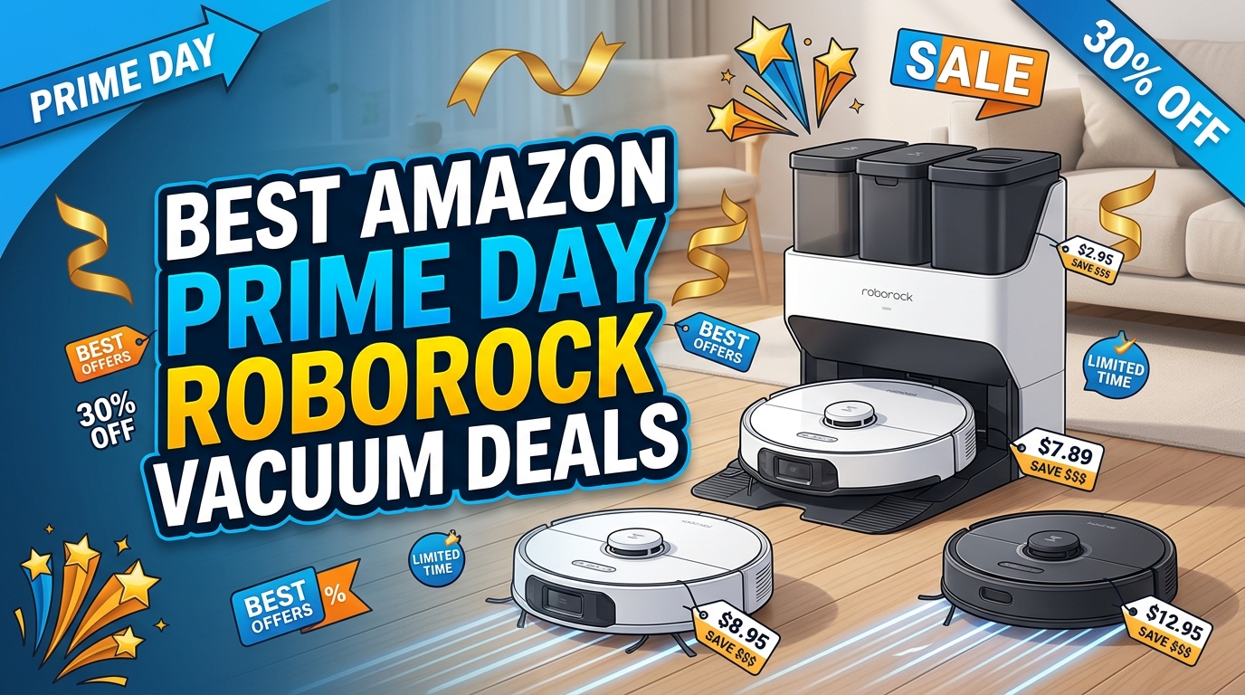 Best Amazon Prime Day Roborock Vacuum Deals