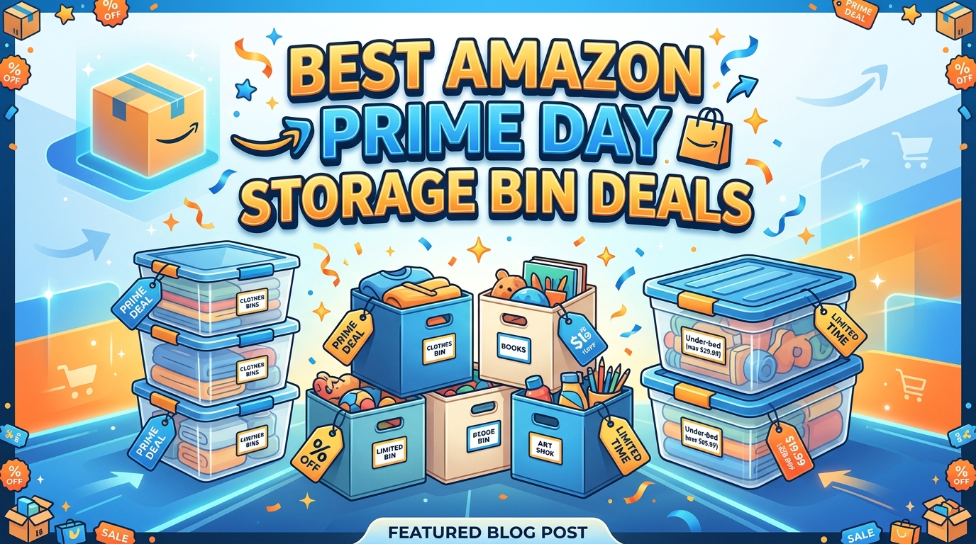 Best Amazon Prime Day Storage Bin Deals