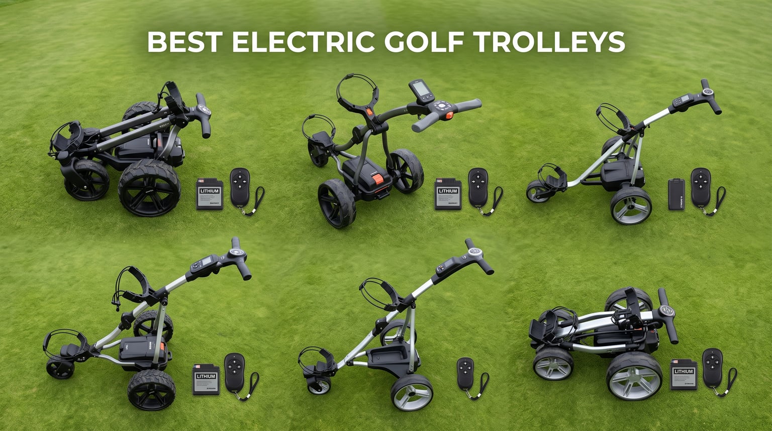 best electric golf trolleys