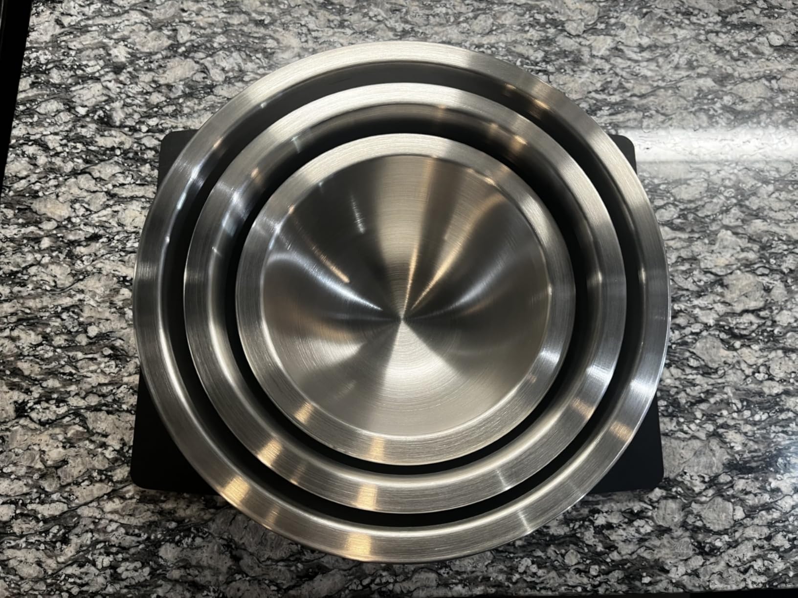 OXO Good Grips 3-Piece Stainless-Steel Mixing Bowl Set customer photo 2