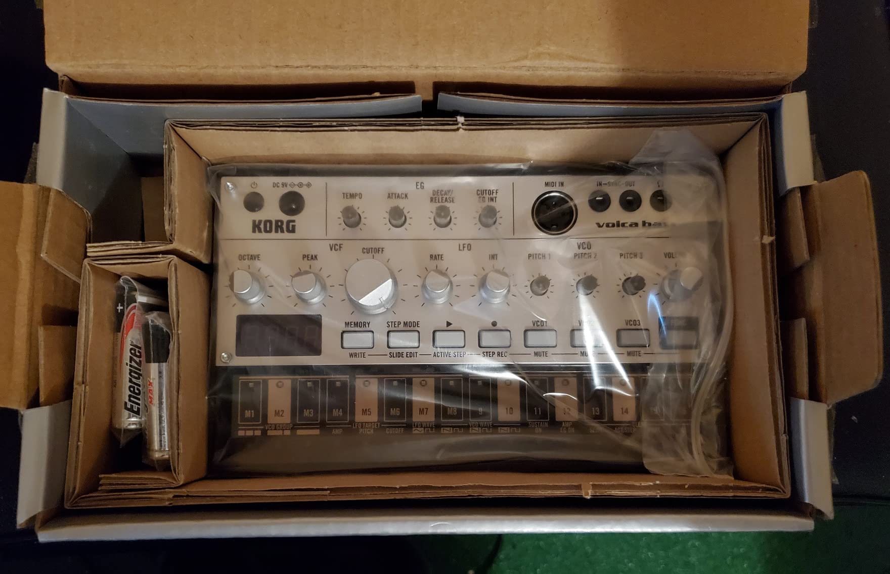 Korg Volca Bass Analog Synthesizer w/ Three Oscillators and 16-step Sequencer customer photo 1