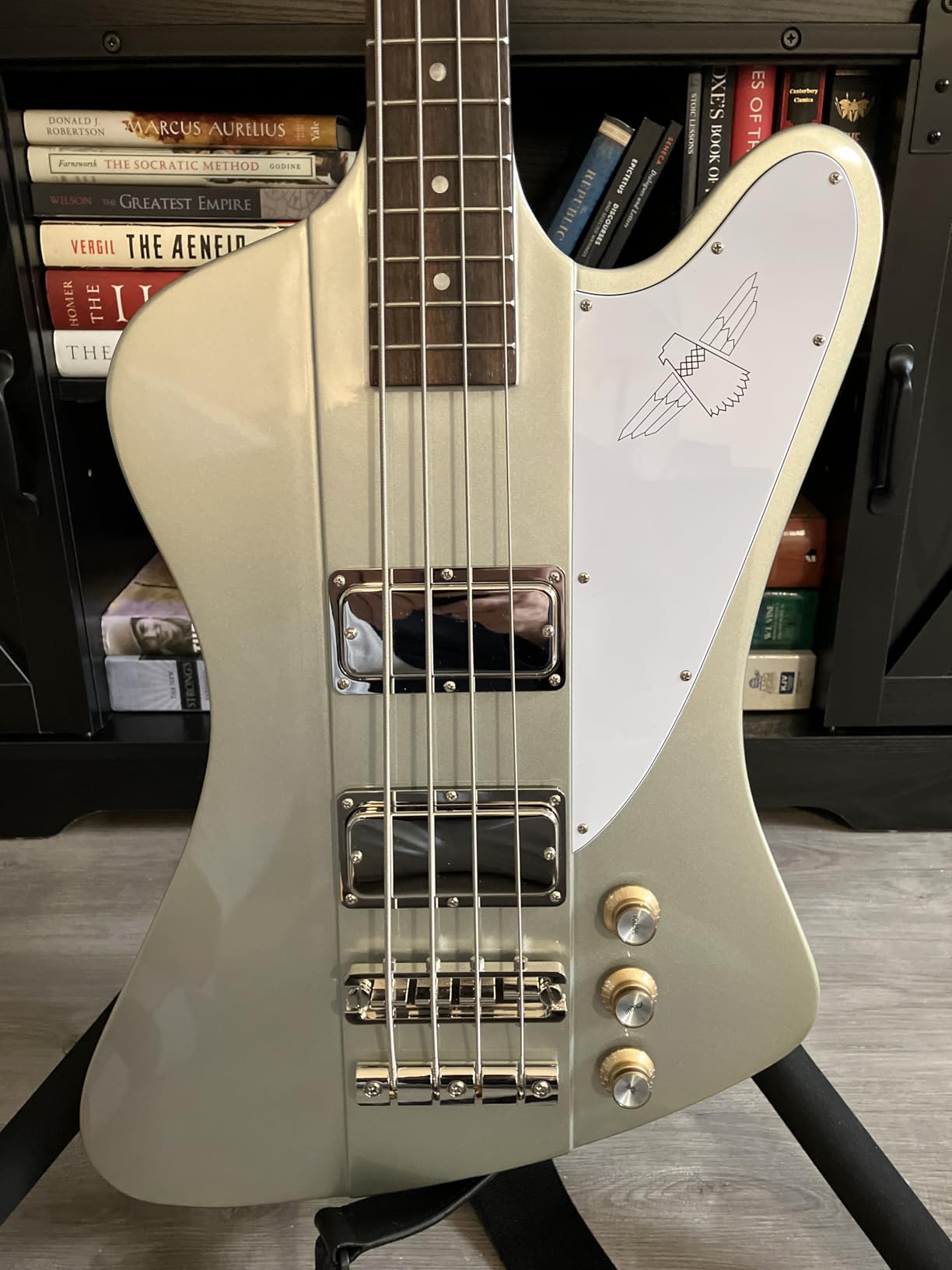 DR Strings HI-DEF NEON-White Silver Nickel Plated Bass Guitar Strings, 45-105, Round Core (NWB-45) customer photo 1