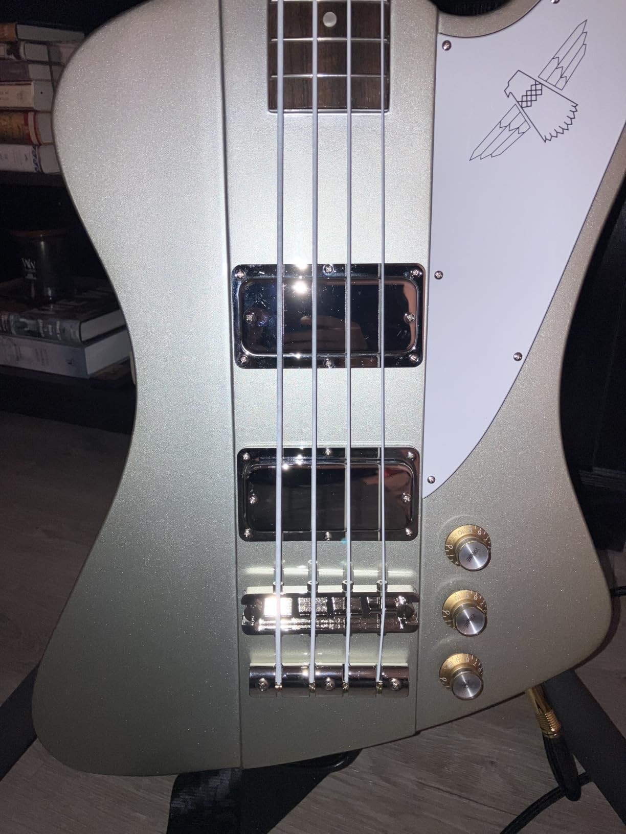 DR Strings HI-DEF NEON-White Silver Nickel Plated Bass Guitar Strings, 45-105, Round Core (NWB-45) customer photo 2