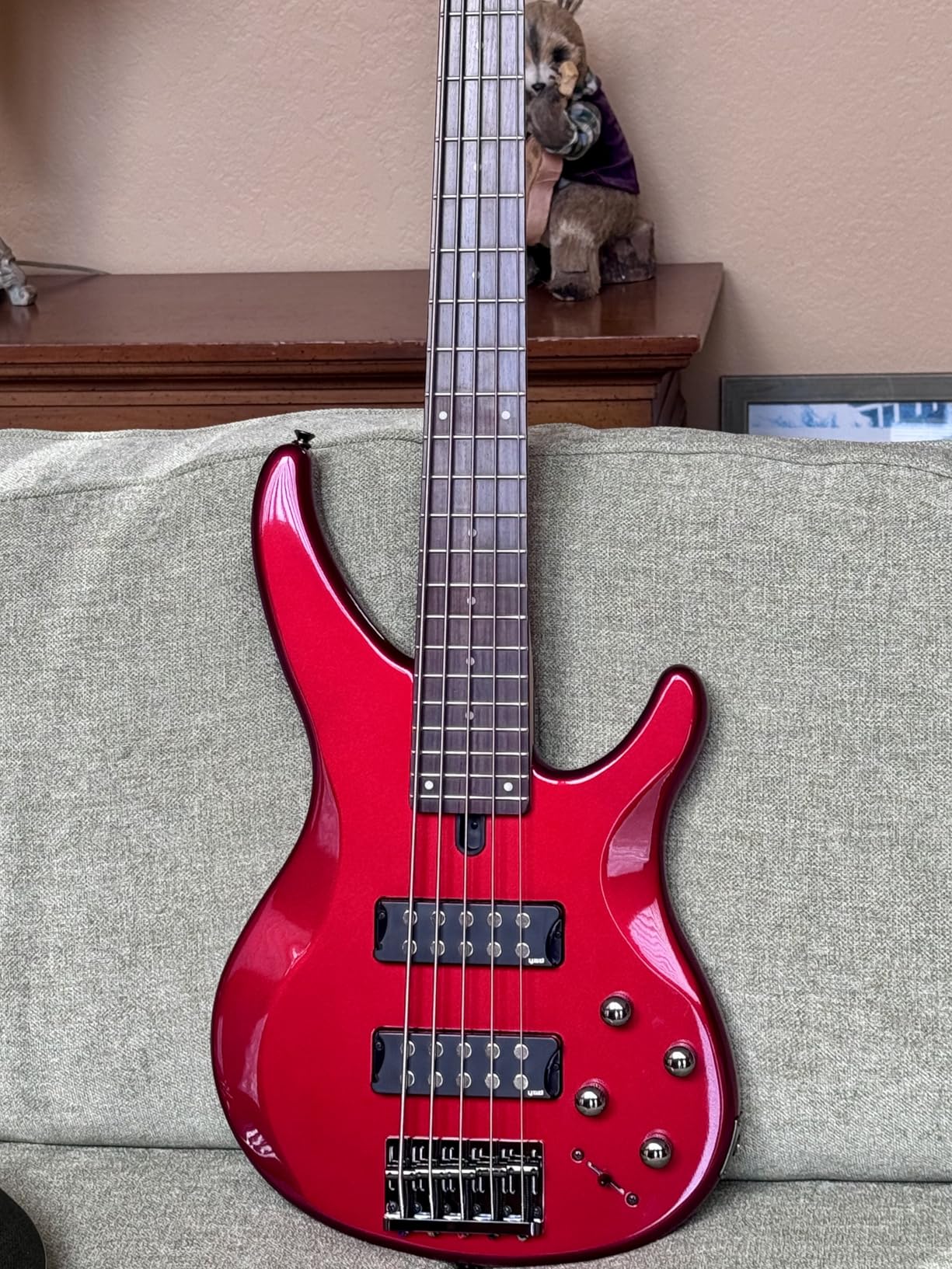 Yamaha TRBX305 WH 5-String Electric Bass Guitar with Active Electronics customer photo 1