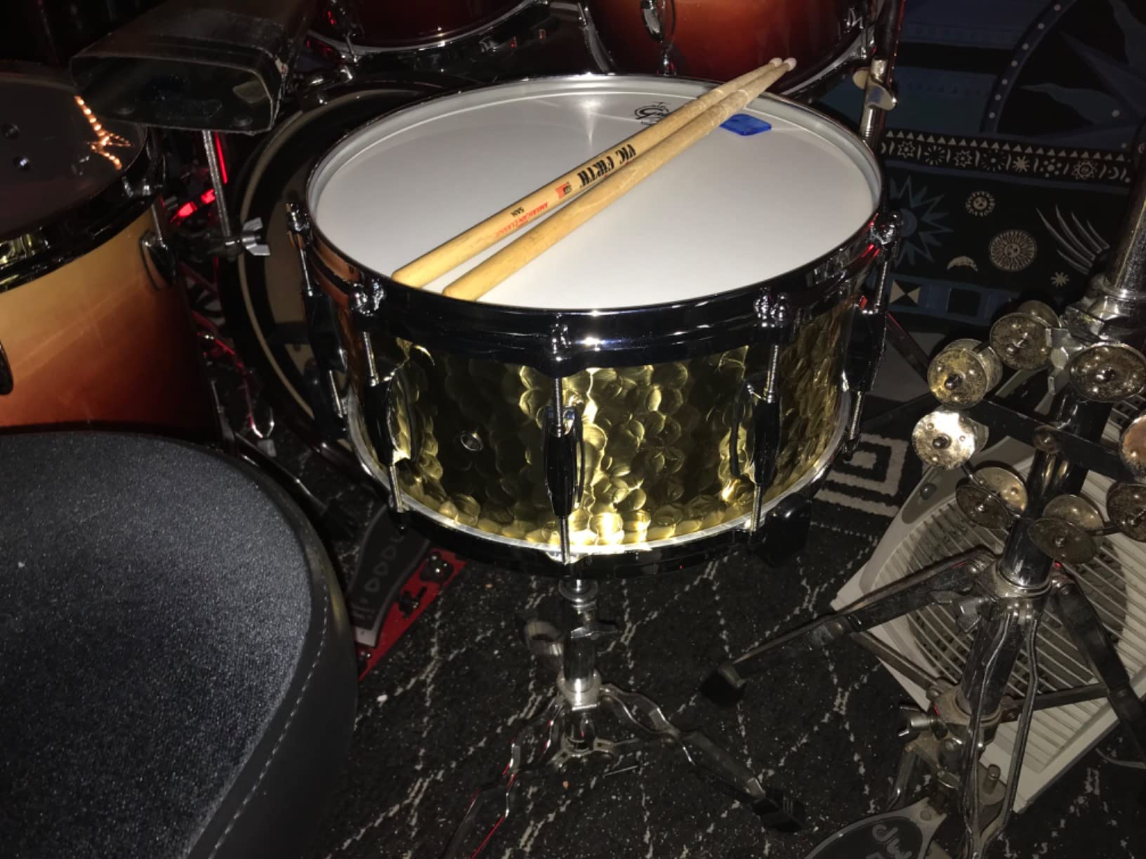 Gretsch Drums Full Range Series S1-6514-BRH 6.5x14 Hammered Brass Snare Drum customer photo 1