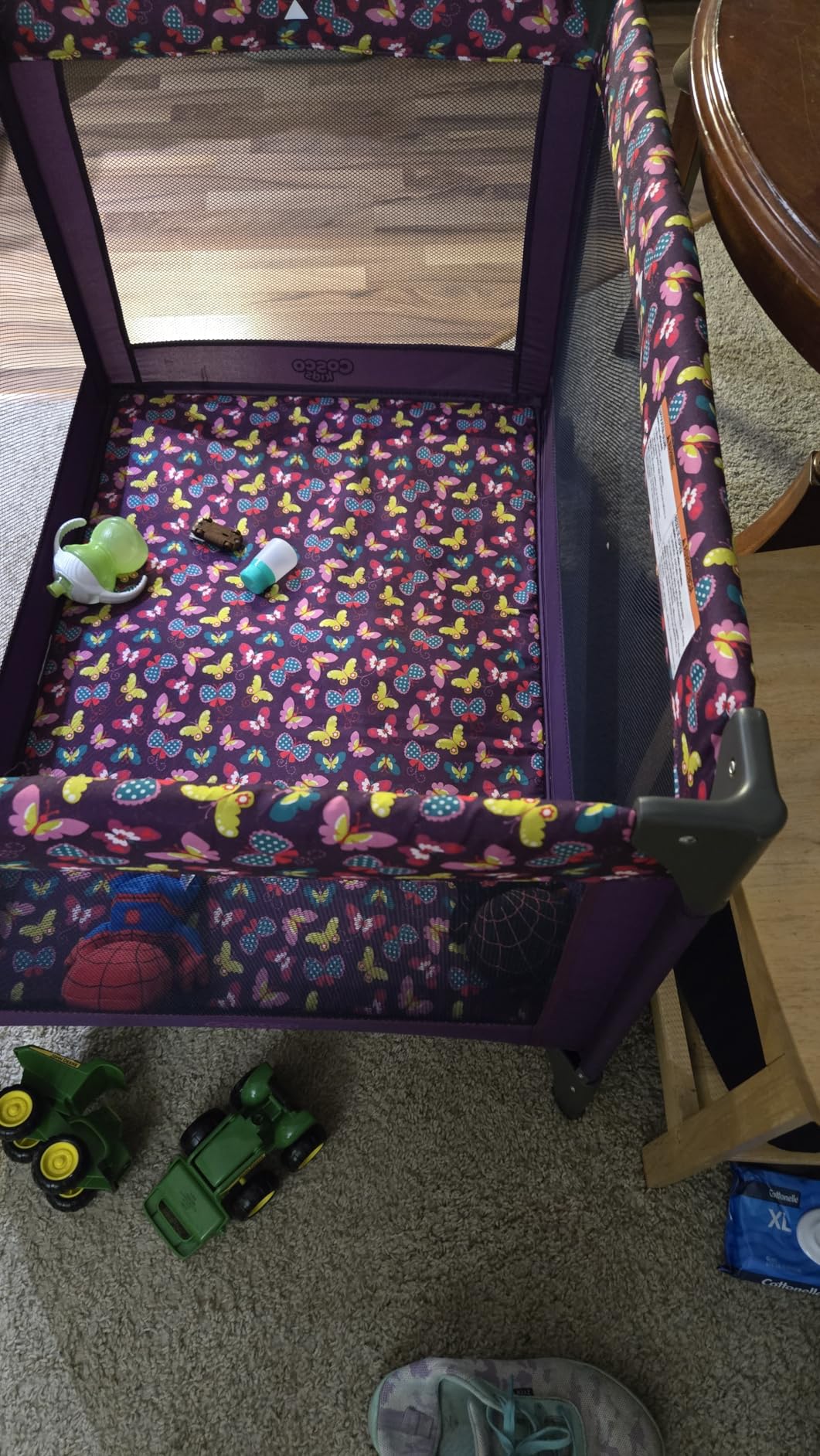 Cosco Funsport Compact Portable Playard, Lightweight, Easy Set Up, Foldable Baby Playpen with Carry Bag customer photo 1