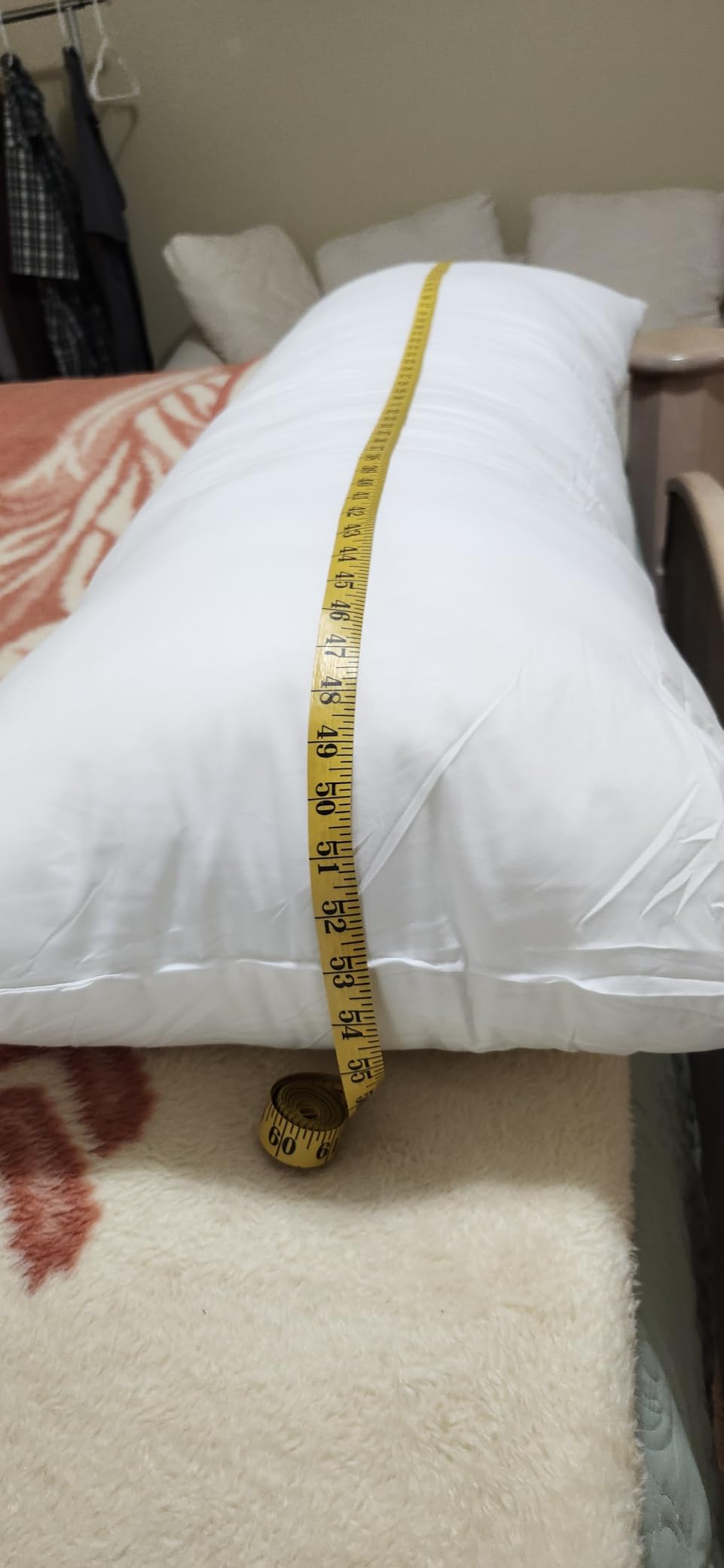 Utopia Bedding Full Body Pillow for Adults (White, 20 x 54 Inch), Long Pillow Insert for Sleeping, Ideal for Side Sleepers customer photo 1