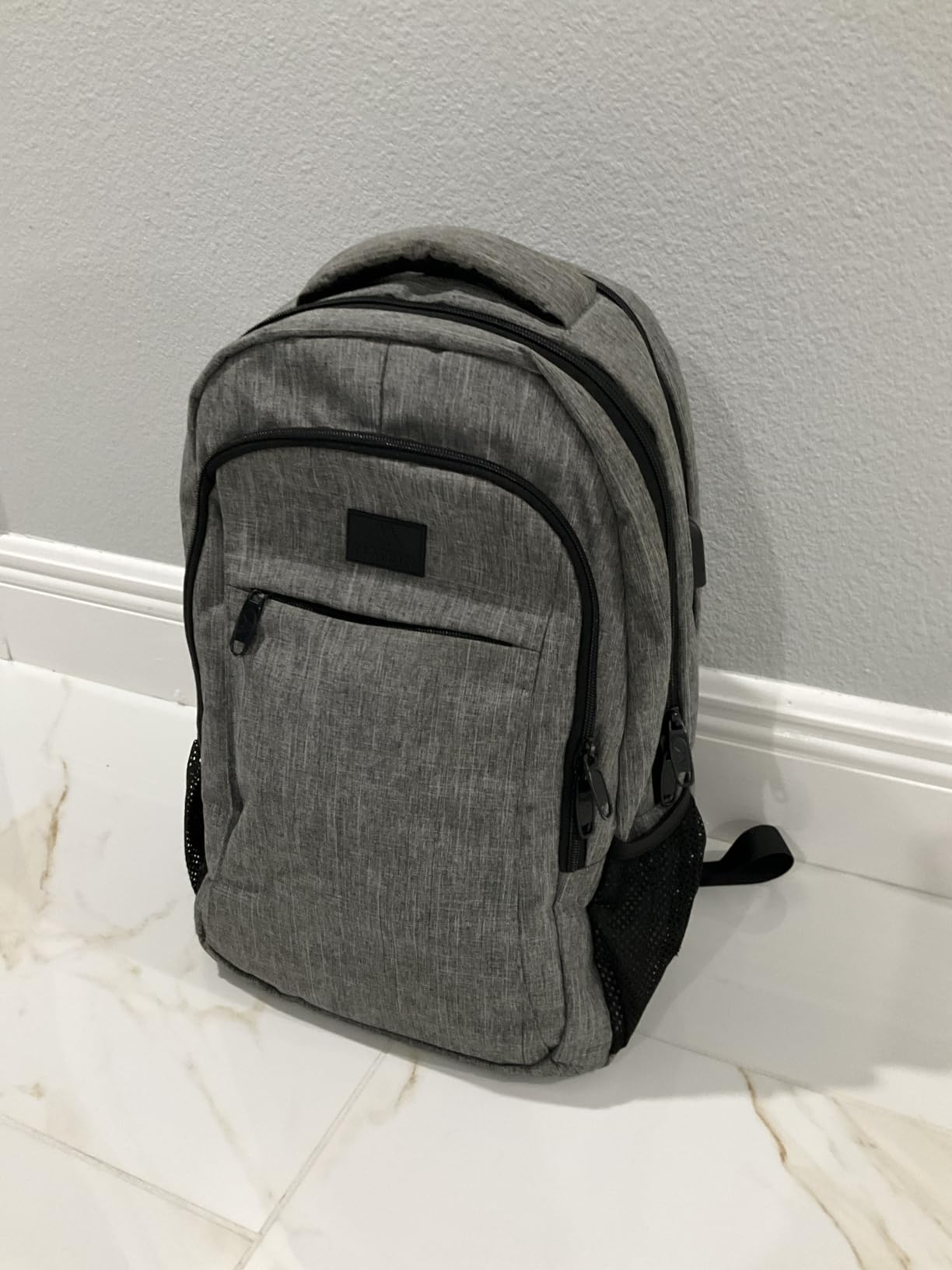 MATEIN Travel Laptop Backpack, Business Anti Theft Slim Sturdy Laptops Backpack Personal Item Bag, Water Resistant College School Computer Bag Gift for Men & Women Fits 15.6 Inch Notebook, Grey customer photo 1