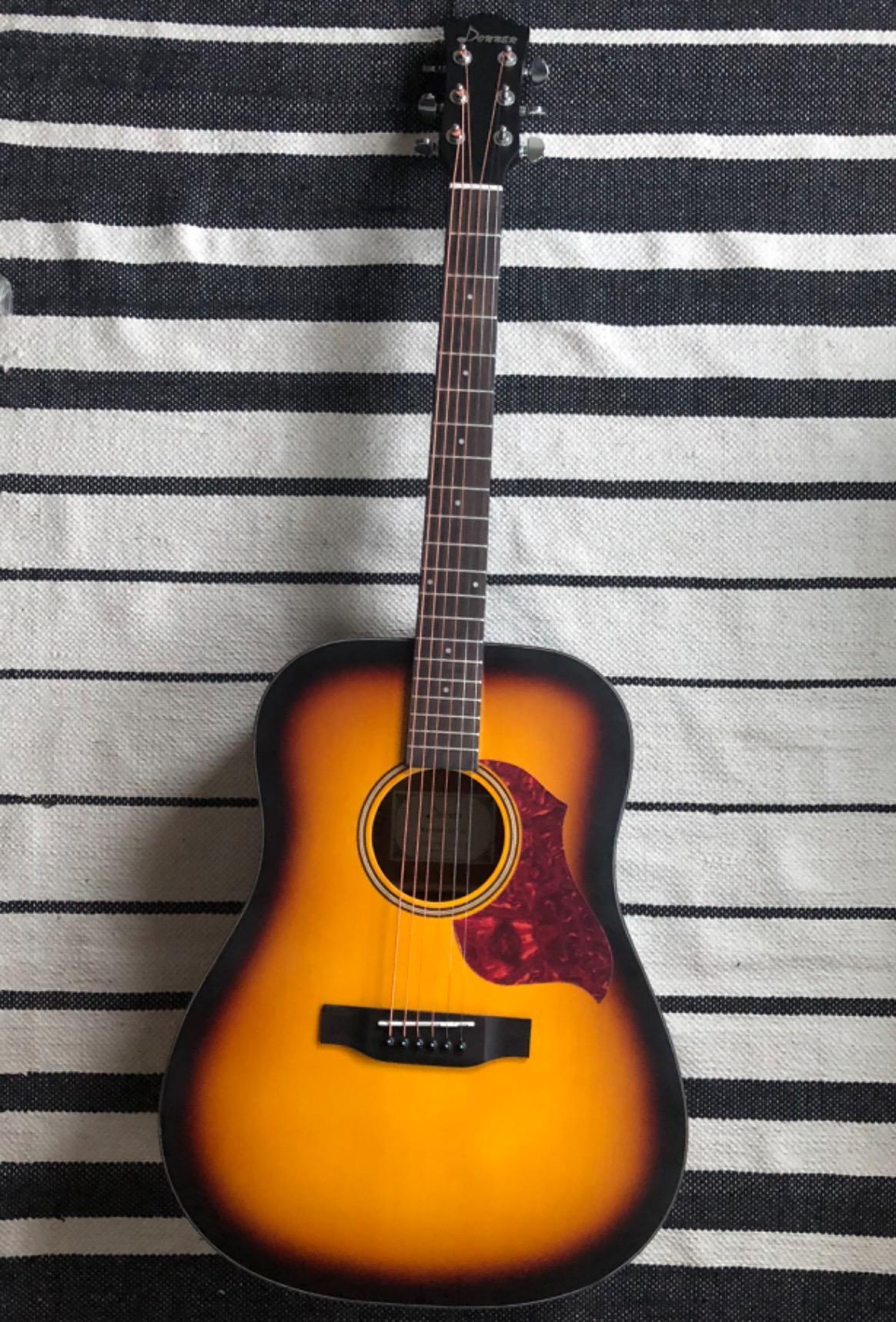 Donner Dreadnought Acoustic Guitar DAG-1 Starter Bundle Kit, Full Size 41 Inch Natural customer photo 2