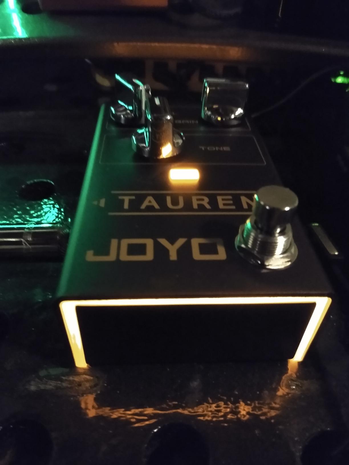 JOYO Overdrive Guitar Pedal, Transparent Overdrive/Touch-Sensitive/Clean Boost to Warm Drive, Ambient LED with Bypass (Tauren R-01) customer photo 1