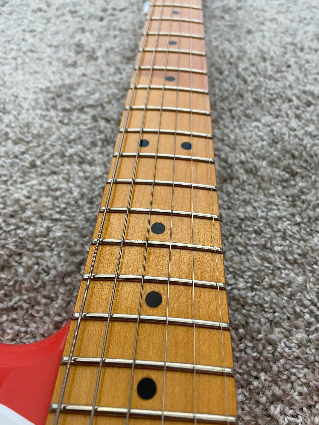 Squier Classic Vibe 50s Stratocaster Electric Guitar, with 2-Year Warranty, Fiesta Red, Maple Fingerboard customer photo 1
