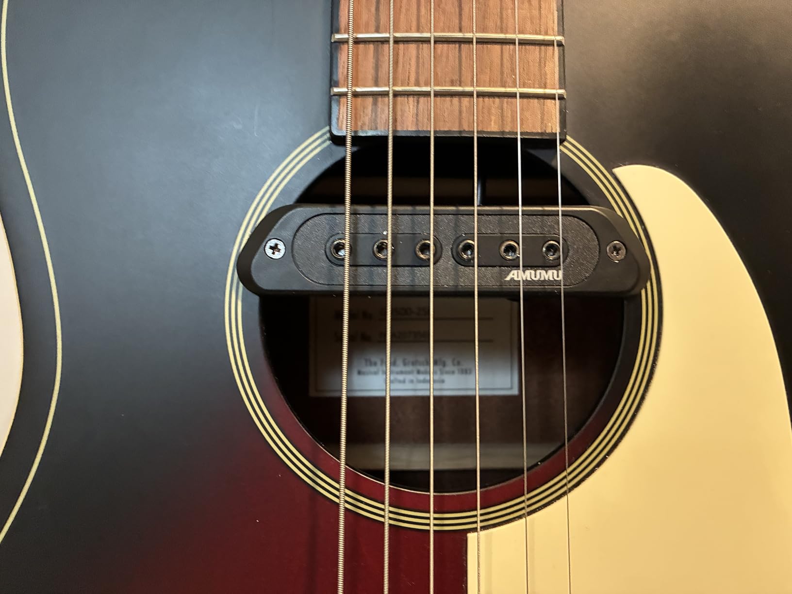 AMUMU SP60 Acoustic Guitar Pickup Humbucker Magnetic Passive Soundhole Pickup for Acoustic Guitar customer photo 1