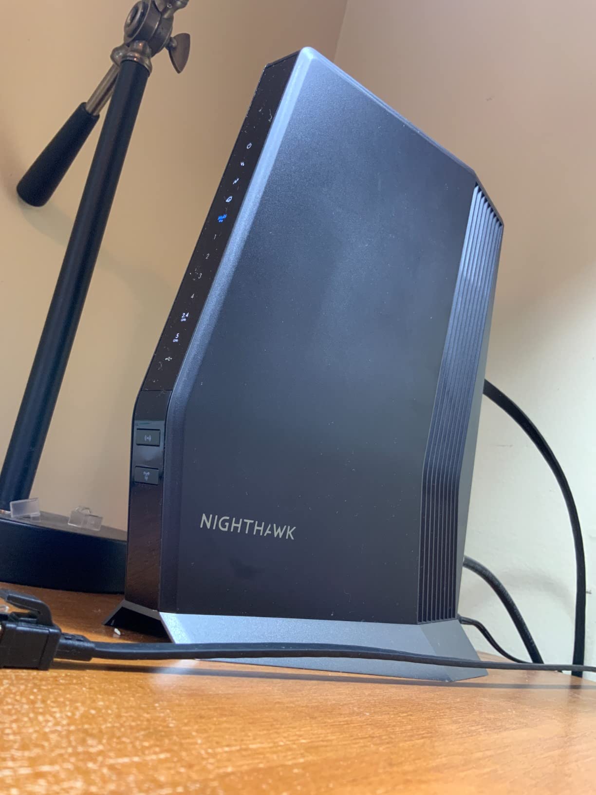 NETGEAR Nighthawk Cable Modem and WiFi 6 Router Combo (CAX80) - Compatible with All Major Cable Providers incl. Xfinity, Spectrum, Cox - Cable Plans up to 2 Gbps - AX6000 WiFi 6 Speed - DOCSIS 3.1 customer photo 2