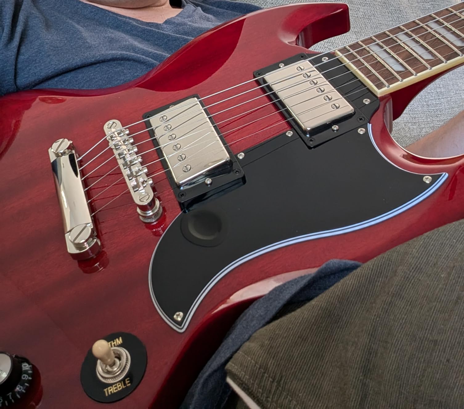 Gibson SG Standard 60s Electric Guitar, Vintage Cherry customer photo 1