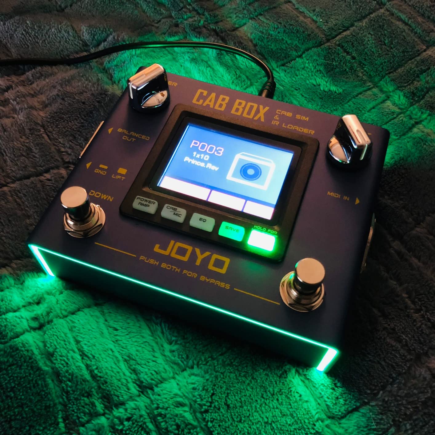 JOYO Amp Simulator Guitar Pedal, 9 Amp Models with Dual Channel & 18 Tones, IR Cab Sim, XLR Out & FX Loop (Preamp House R-15) customer photo 2