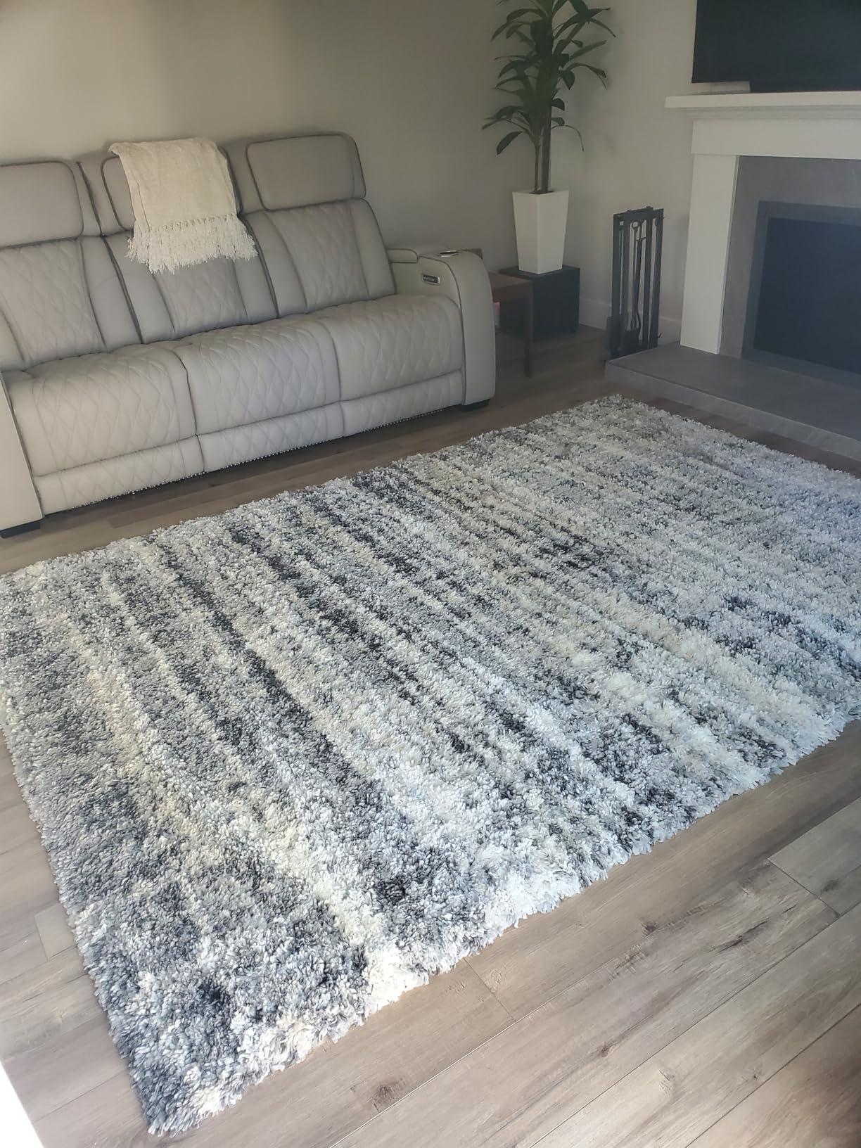 SAFAVIEH Fontana Shag Collection Area Rug - 6'7