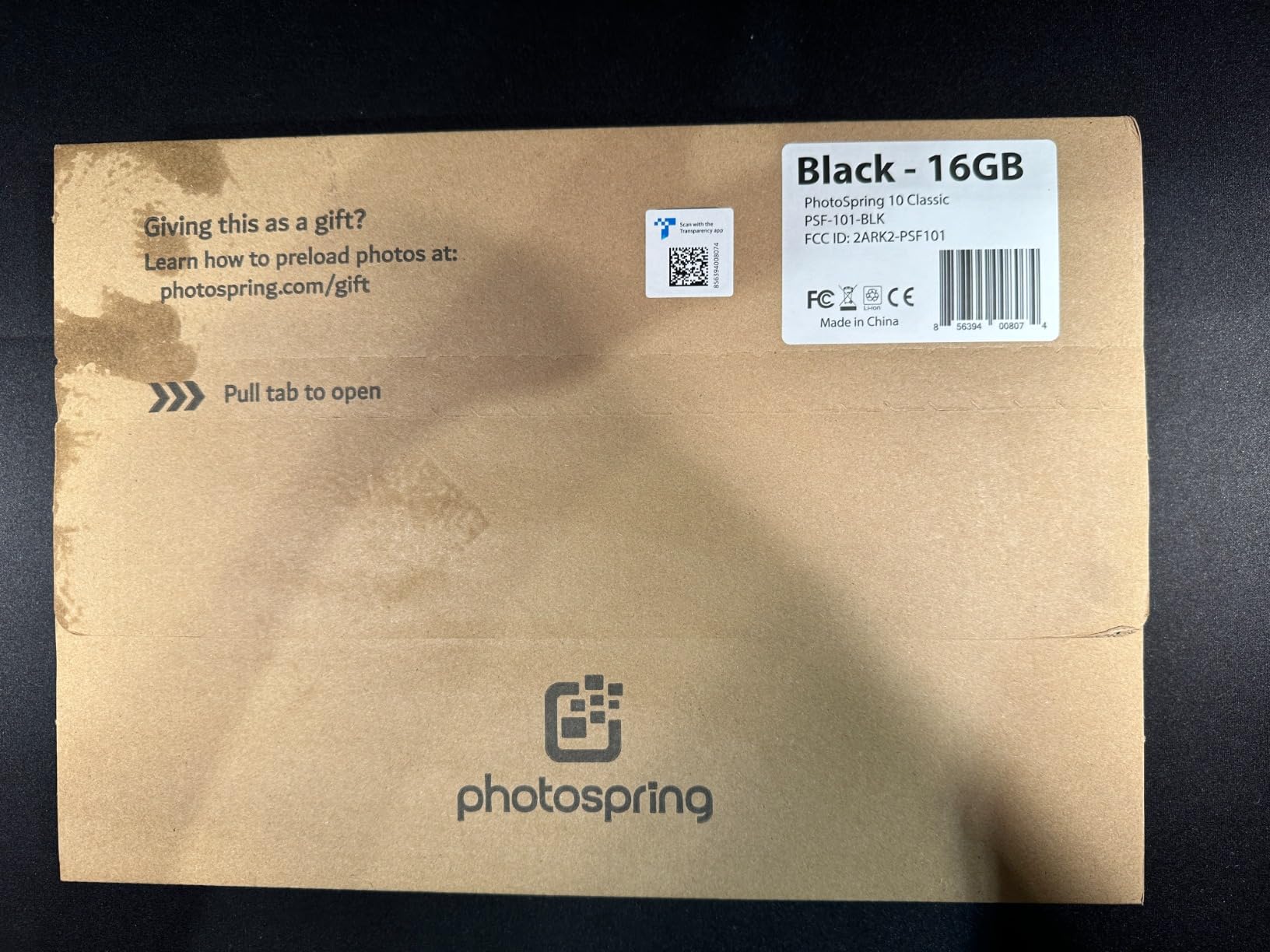 PhotoSpring No Subscription, 10in WiFi Digital Picture Frame, Email App Web, USA Company, 32gb Touch Screen, Play Videos up to 5min customer photo 2