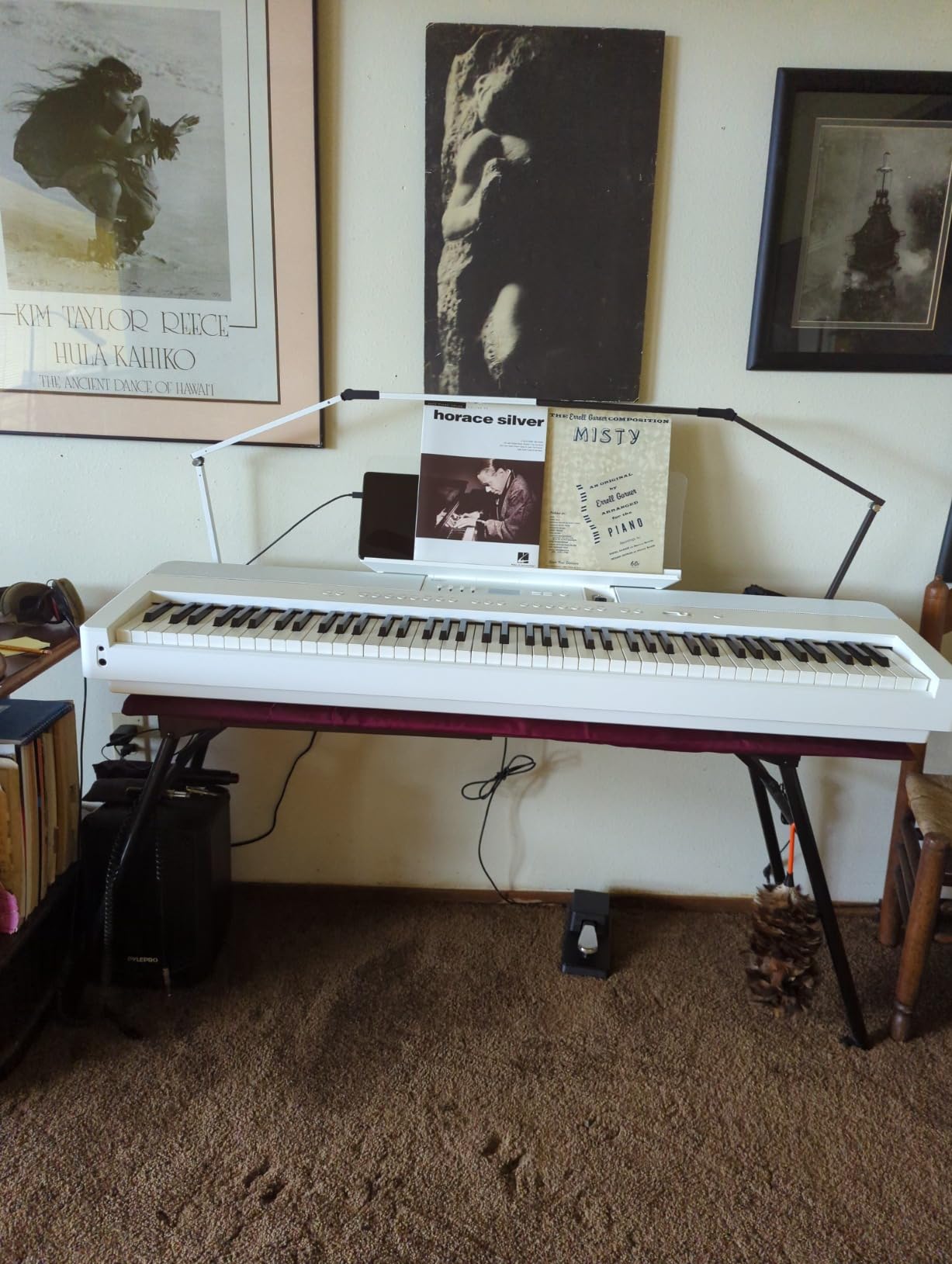Kawai ES920 88-key Digital Piano - White customer photo 1